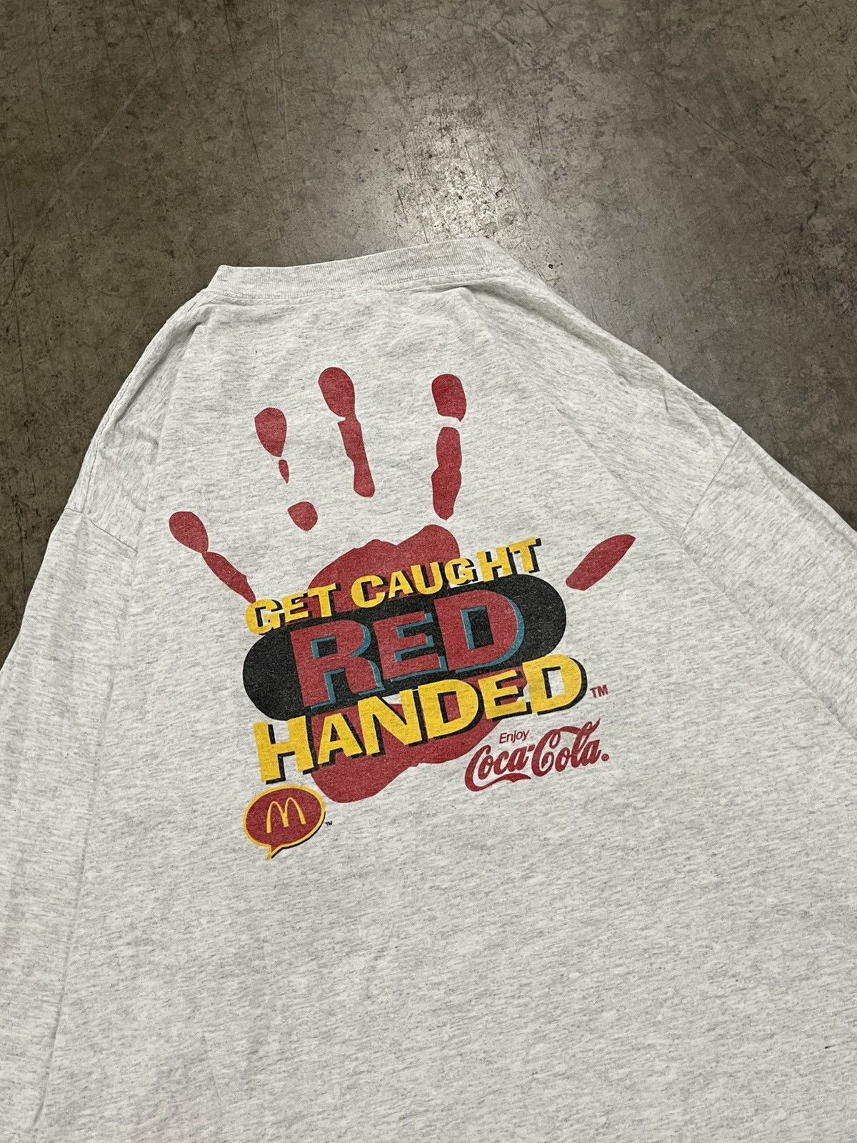 Vintage Vintage 90s McDonald’s promo tee shirt funny hype rare Size US XL / EU 56 / 4 - 4 Thumbnail