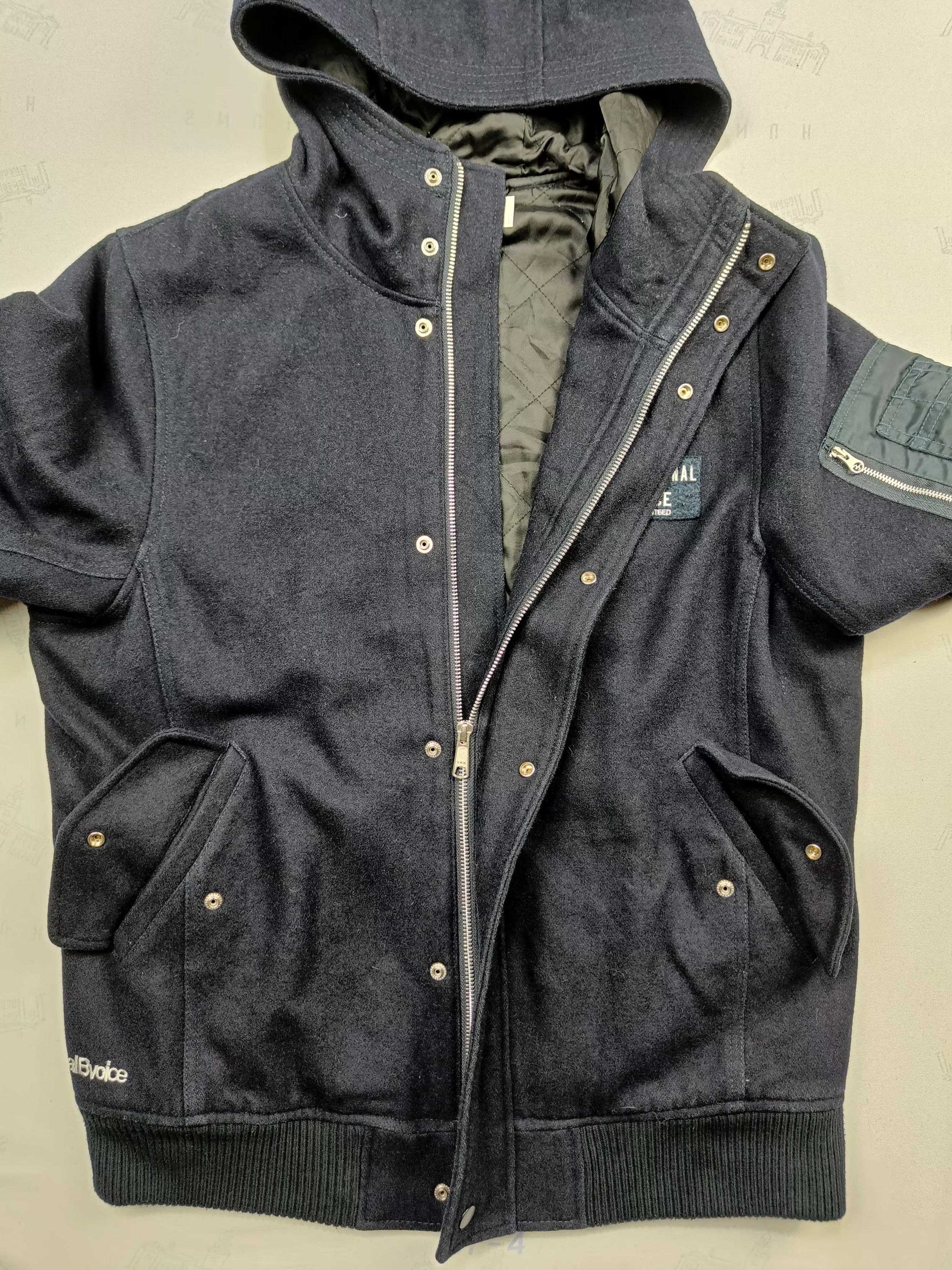 Japanese Brand Hype🔥RealBvoice Wool Zipper Hoodie Jacket Size US L / EU 52-54 / 3 - 12 Thumbnail