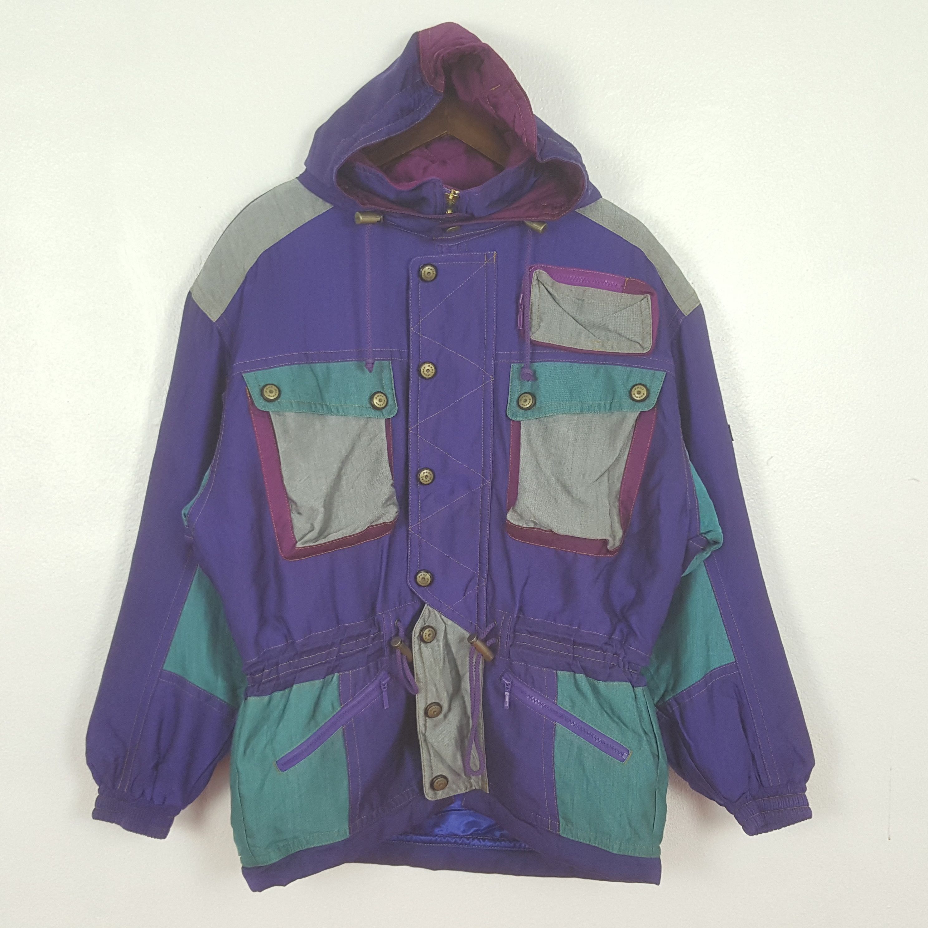 Japanese Brand Vintage Anzi Besson Sports Ski Winter Jacket Size US M / EU 48-50 / 2 - 1 Thumbnail