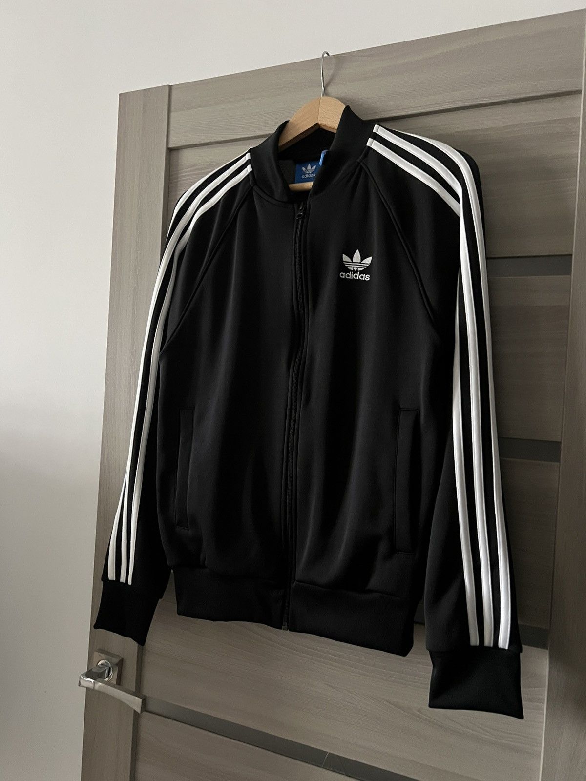 Adidas Vintage Adidas Track Jacket Sriped Y2K Black White Size US XS / EU 42 / 0 - 4 Thumbnail
