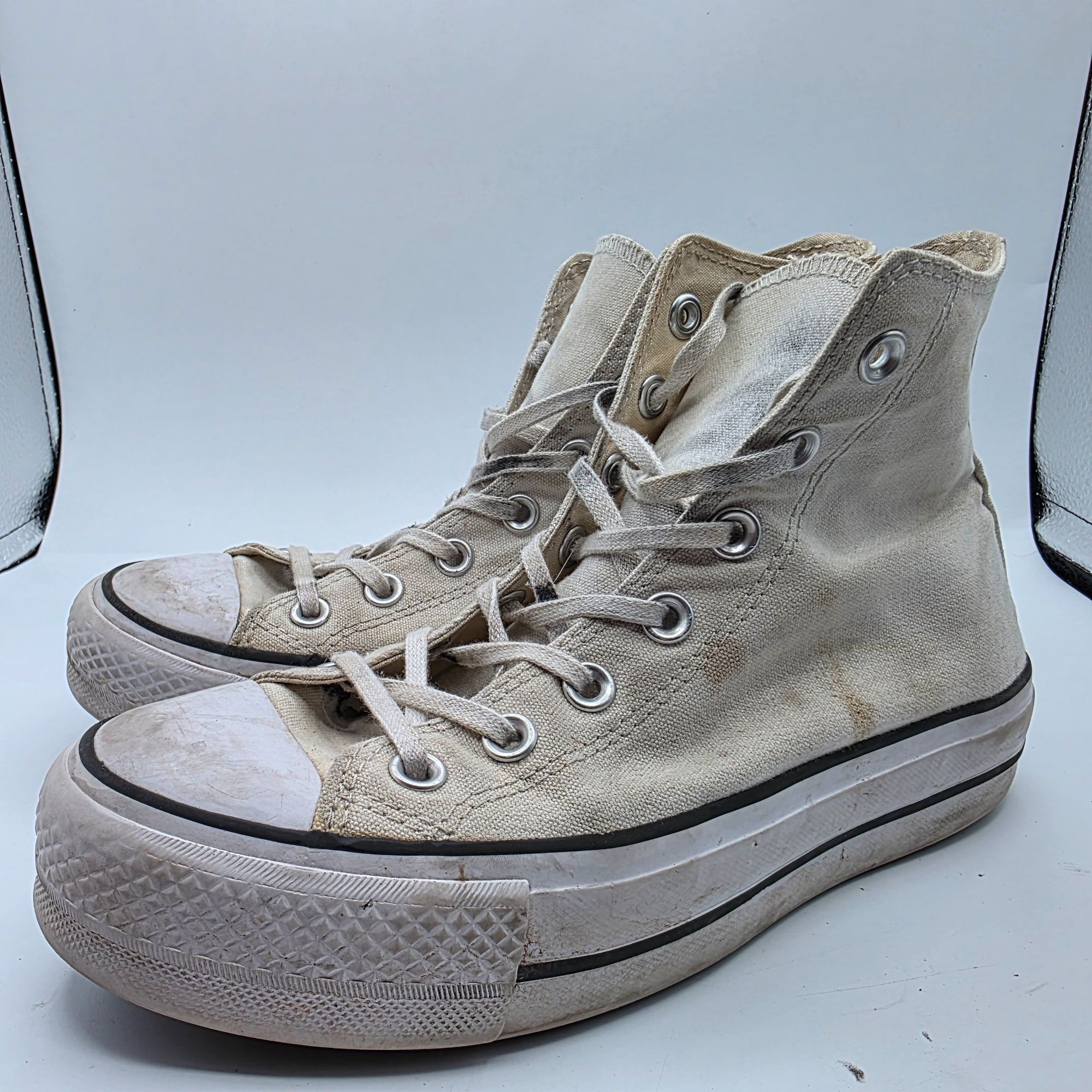 Converse Converse Chuck Taylor All Star Lift Womens Size 7 White Athl Size US 7 / IT 37 - 3 Thumbnail
