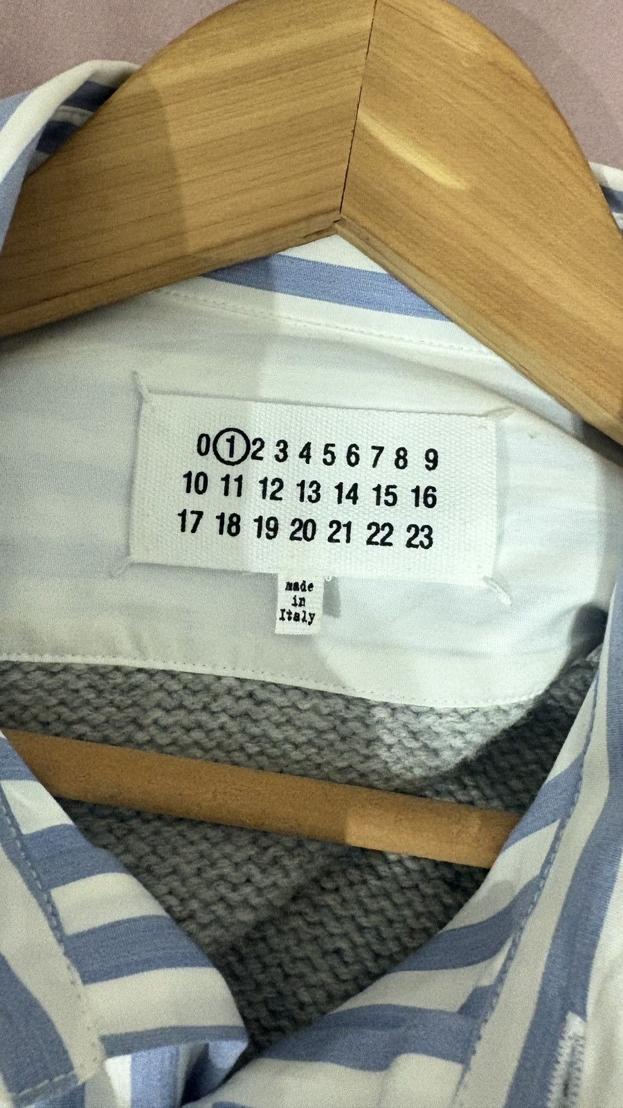 Maison Margiela Maison Margiela Spliced knit-detail shirt Size M / US 6-8 / IT 42-44 - 5 Thumbnail