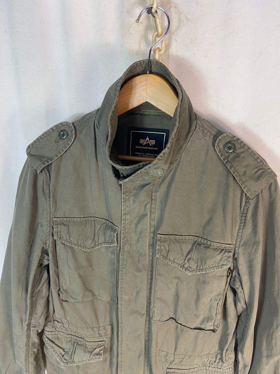 Alpha Industries Unisex🔥Vintage alpha industries zipper jacket Size US M / EU 48-50 / 2 - 4 Thumbnail