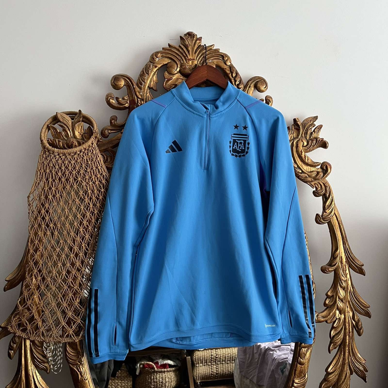 Adidas Adidas Argentina 2022 World Cup Away Soccer Jersey Sz M Size US M / EU 48-50 / 2 - 1 Thumbnail