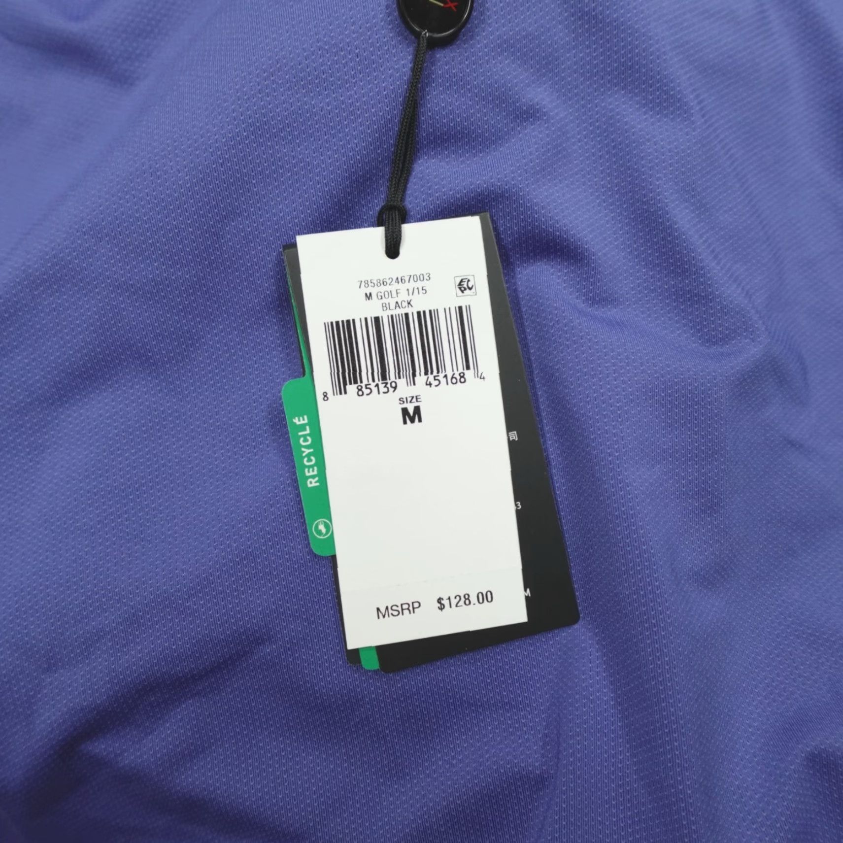 RLX Ralph Lauren RLX Ralph Lauren L/S Pullover Top Blue Men's Size M Lightweight Nylon Activewear Casual Golf Moisture Wicking Logo Pullover Regular Fit Size US M / EU 48-50 / 2 - 3 Thumbnail