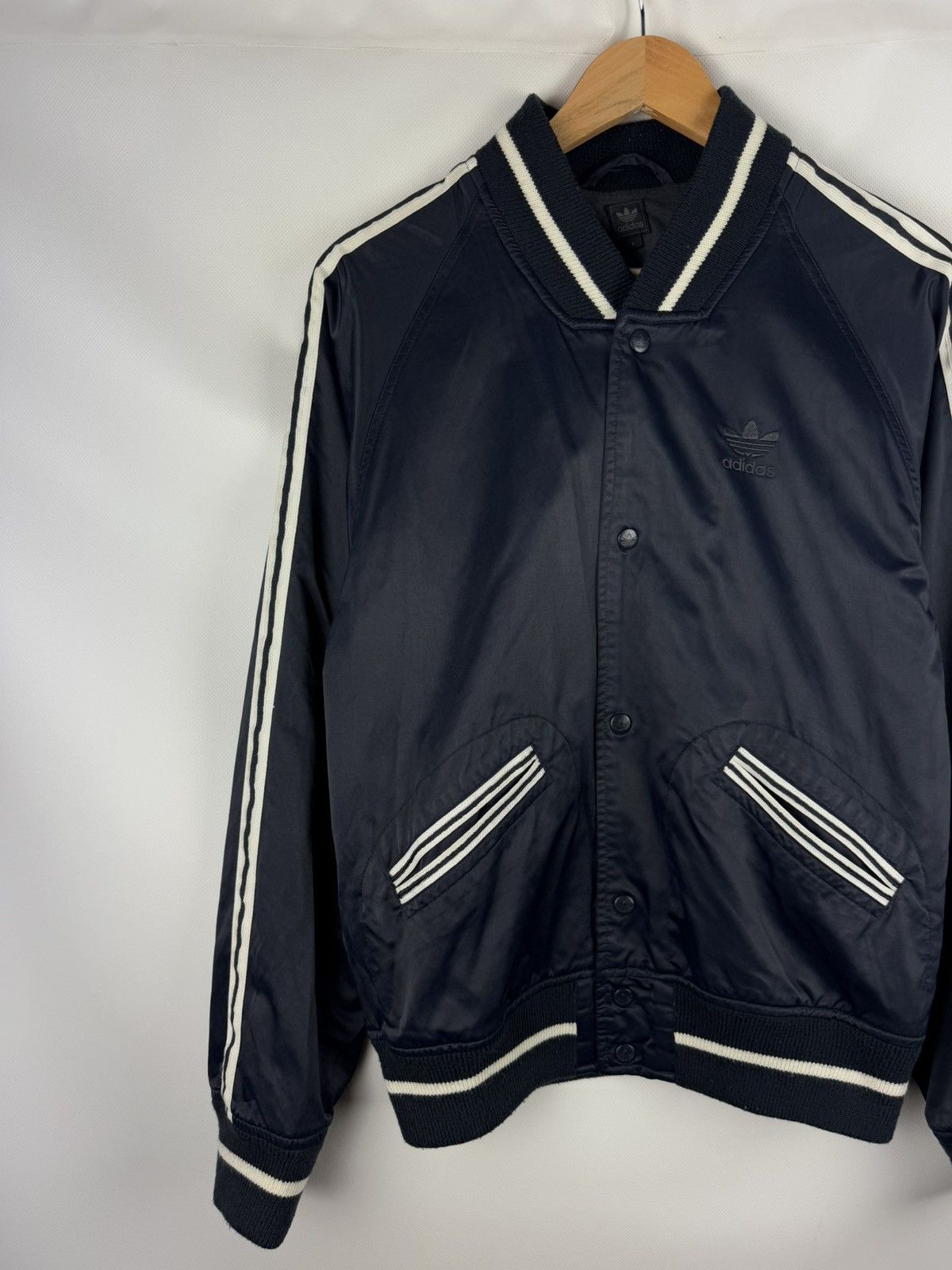 Adidas Adidas Originals Vintage Men’s Cotton / Nylon Bomber Jacket Size US S / EU 44-46 / 1 - 2 Thumbnail