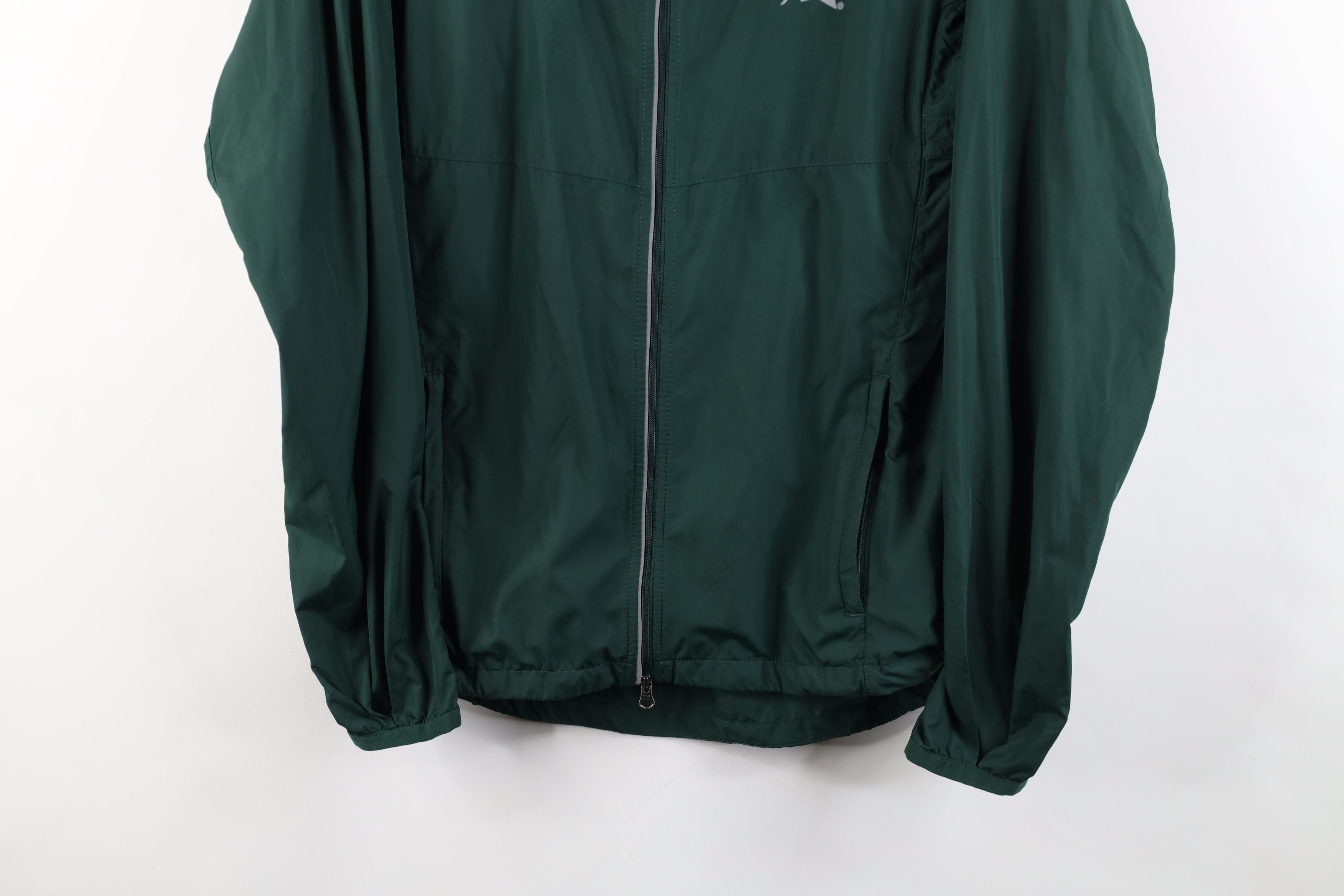 Nike × Vintage Nike Michigan State University Windbreaker Jacket Green Size S / US 4 / IT 40 - 3 Thumbnail