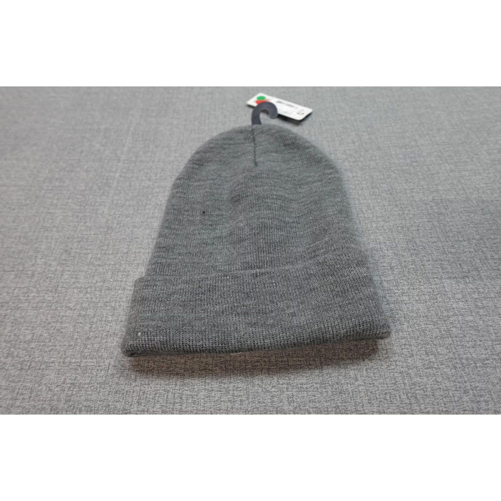 Adidas adidas Beanie Mens One Size Gray UORI Tall Utility Knit Trefoil Logo Winter Size ONE SIZE - 3 Thumbnail