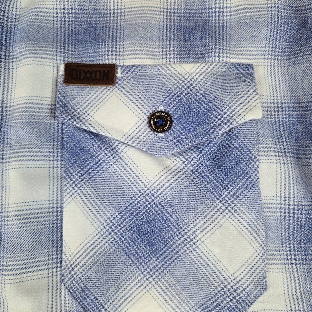 Lucky Brand Dixxon Flannel Sky Blue \"The Lanikai\" Flannel Men’s 2XL Size US XXL / EU 58 / 5 - 2 Thumbnail