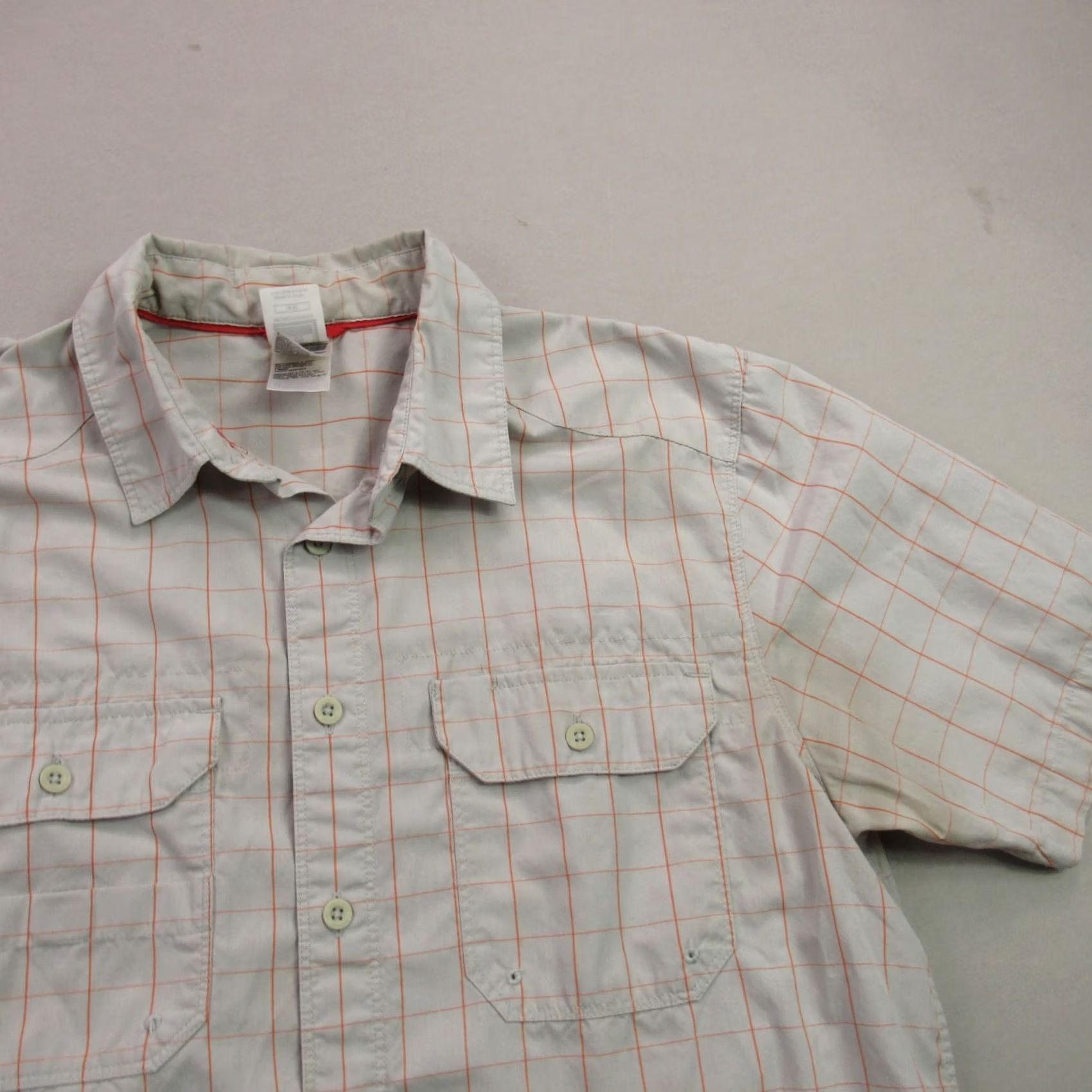 The North Face The North Face Shirt Mens Medium Button Front Short Sleeve Pockets Checks Outdoor Size US M / EU 48-50 / 2 - 2 Thumbnail