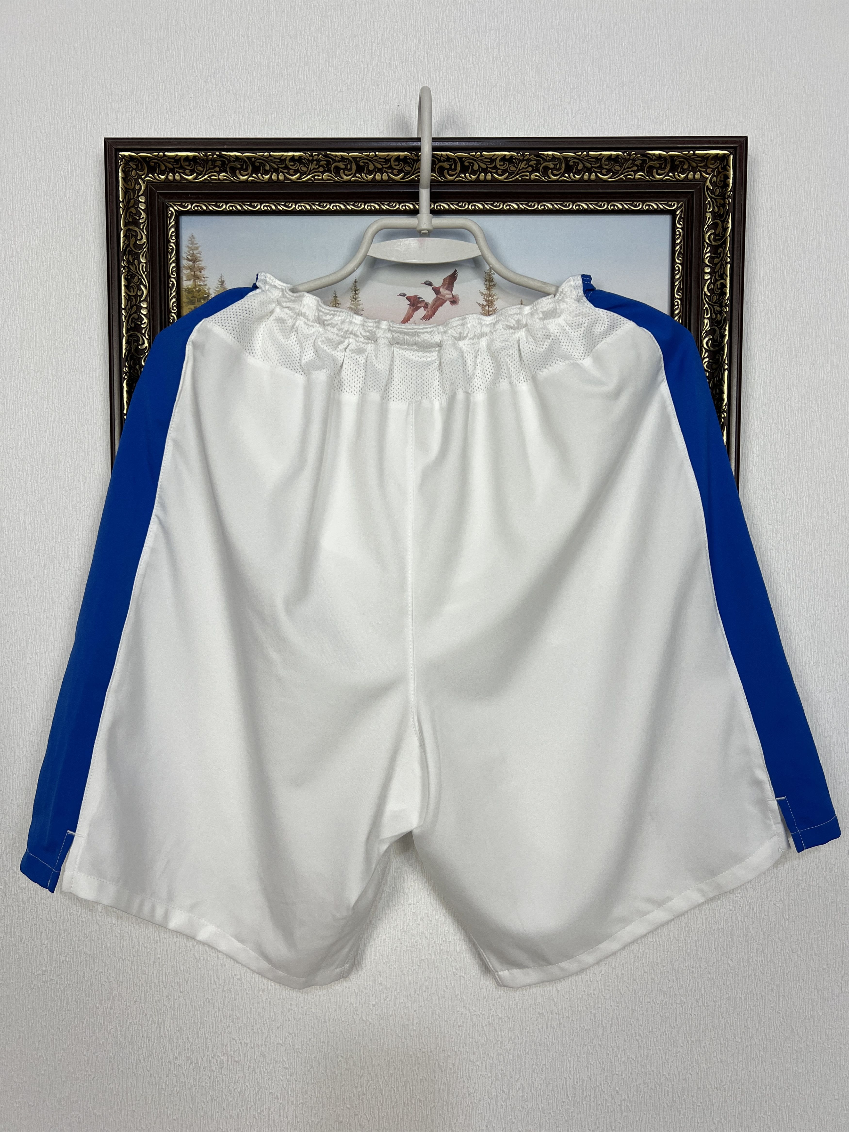Nike Nike Zurich Football White Blue Shorts Soccer Mens Athletic Size US 36 / EU 52 - 11 Thumbnail