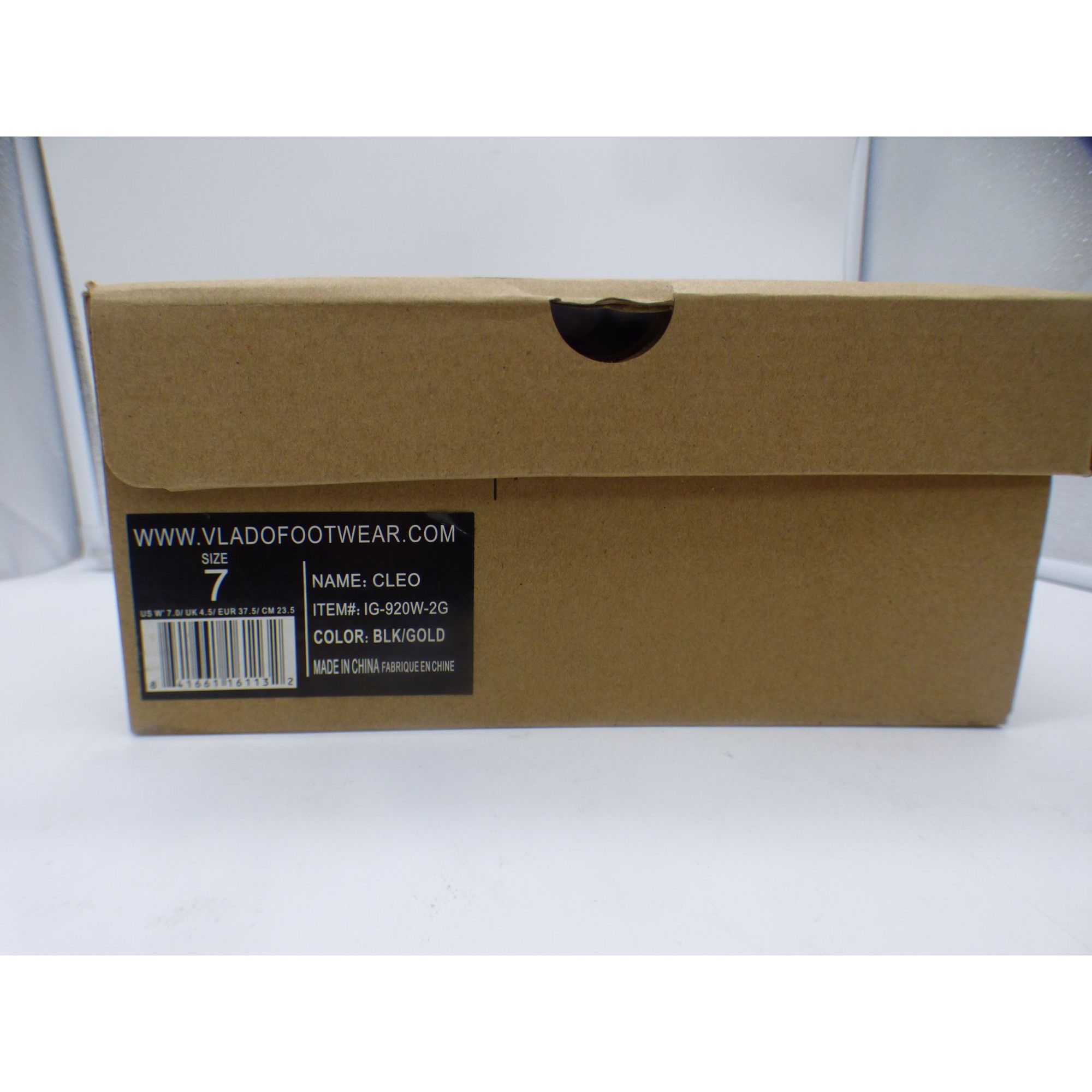 Vlado Vlado Cleo Women’s Sneakers, Black/Gold, Sz. 7 Size US 7 / IT 37 - 9 Thumbnail