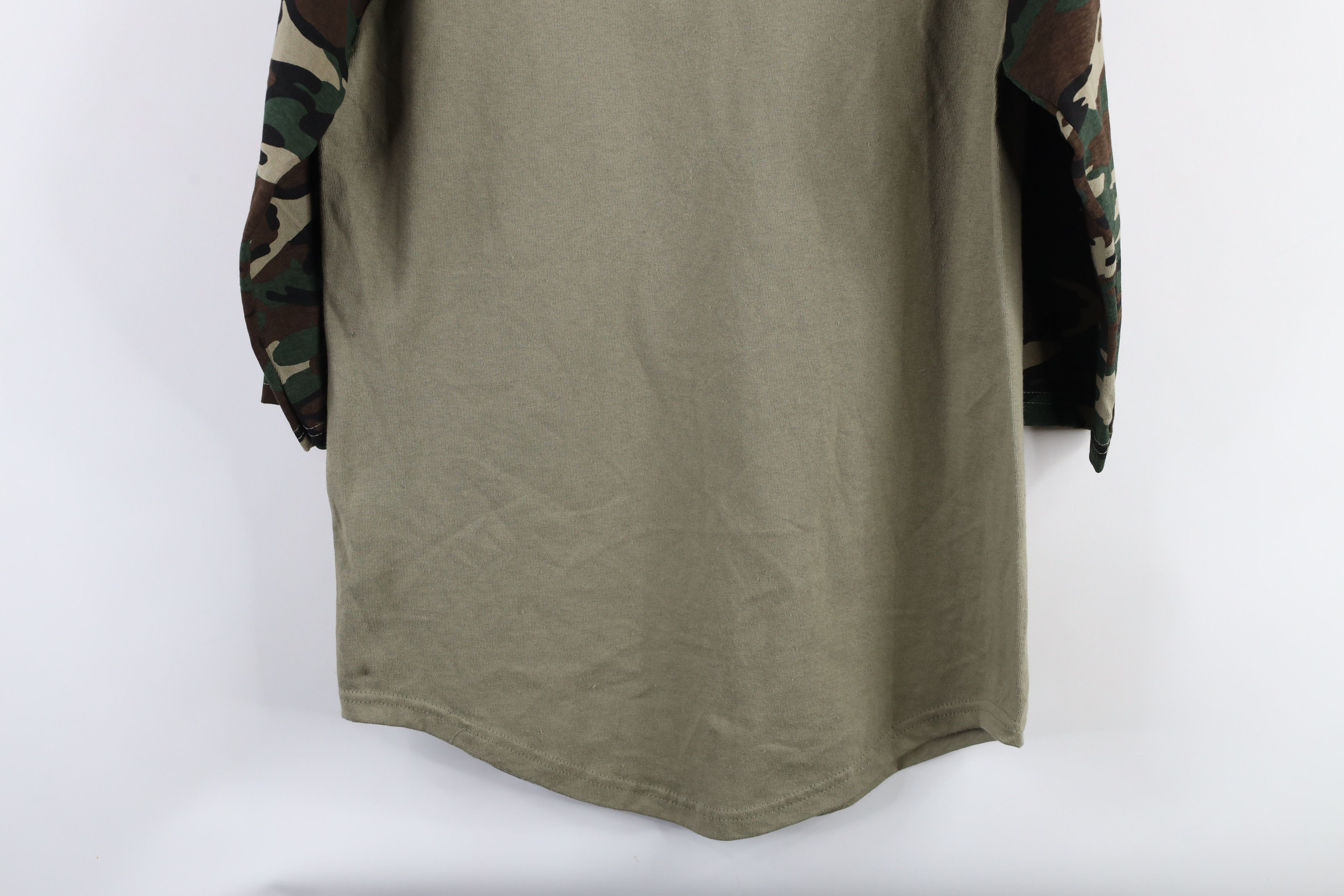 Vintage Vintage 90s Out Jeep Camouflage 3/4 Sleeve Raglan T-Shirt Size US M / EU 48-50 / 2 - 9 Thumbnail