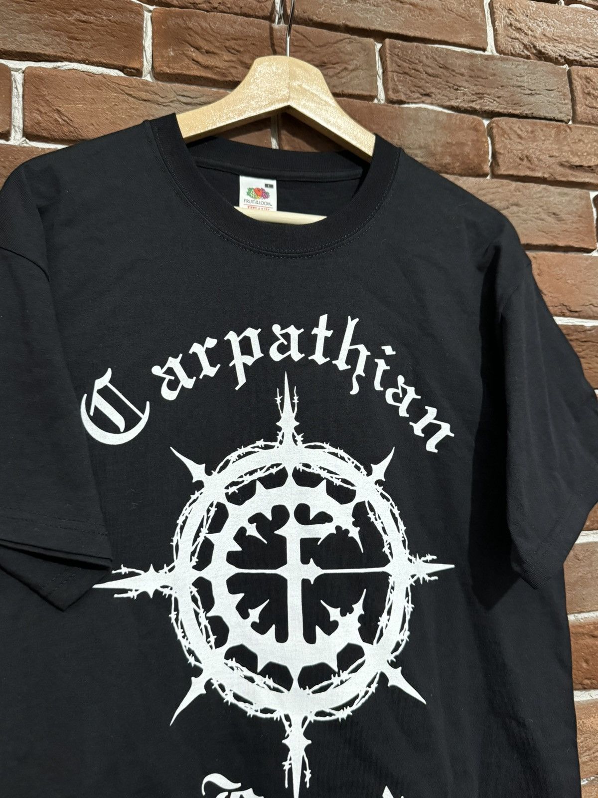 Band Tees 00s Vintage Carpathian Forest Logo Black Metal Band Tshirt L Size US L / EU 52-54 / 3 - 5 Thumbnail