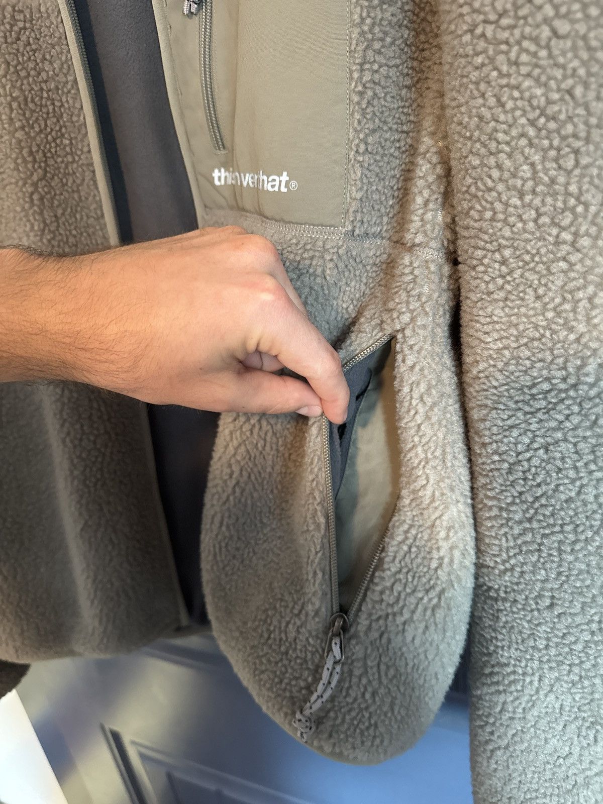 thisisneverthat Thisisneverthat Sherpa Fleece Jacket Size US XL / EU 56 / 4 - 4 Thumbnail