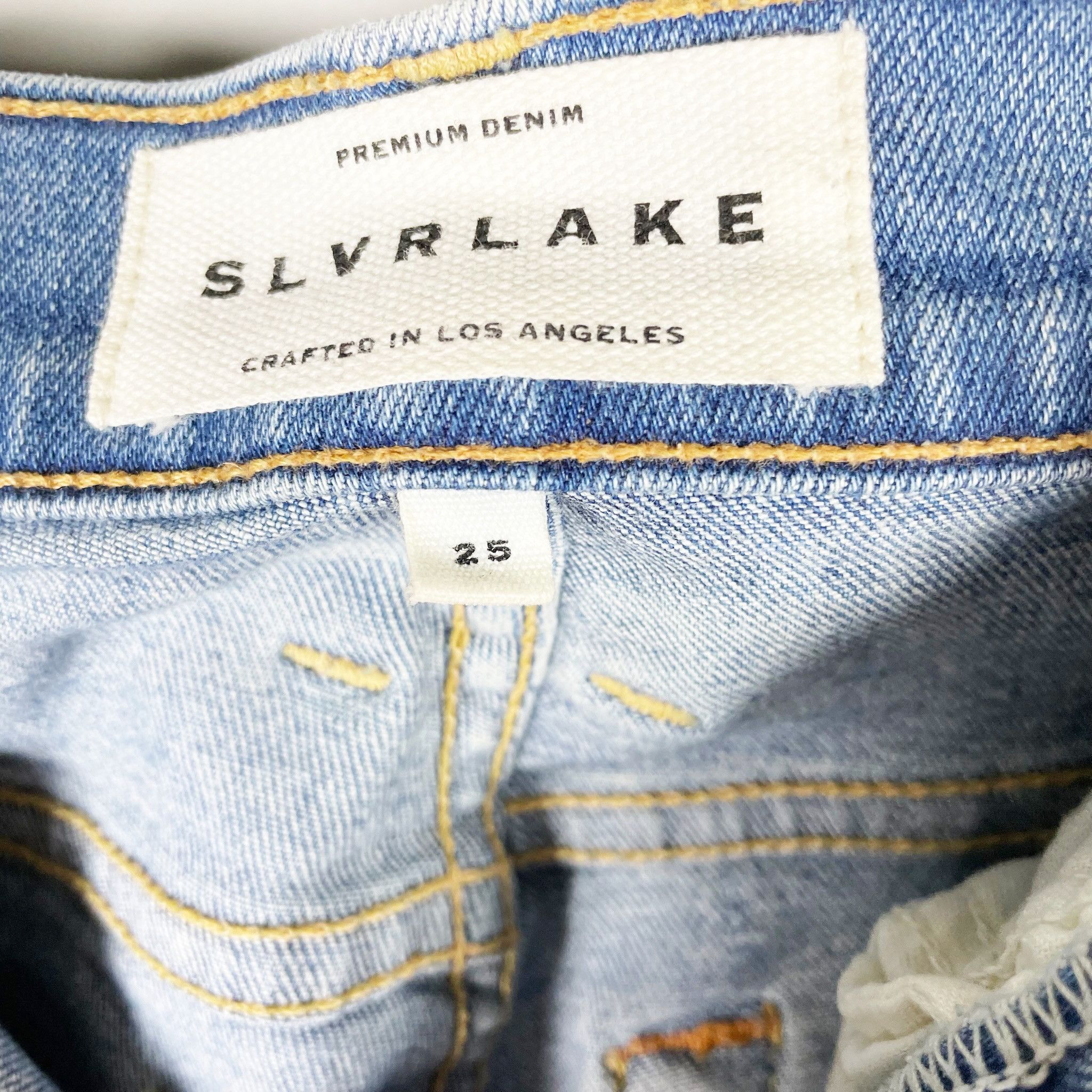 SLVRLAKE Slvrlake Roxy Women's Cotton Stretch Mid Rise Size 25" / US 0 / IT 36 - 3 Thumbnail