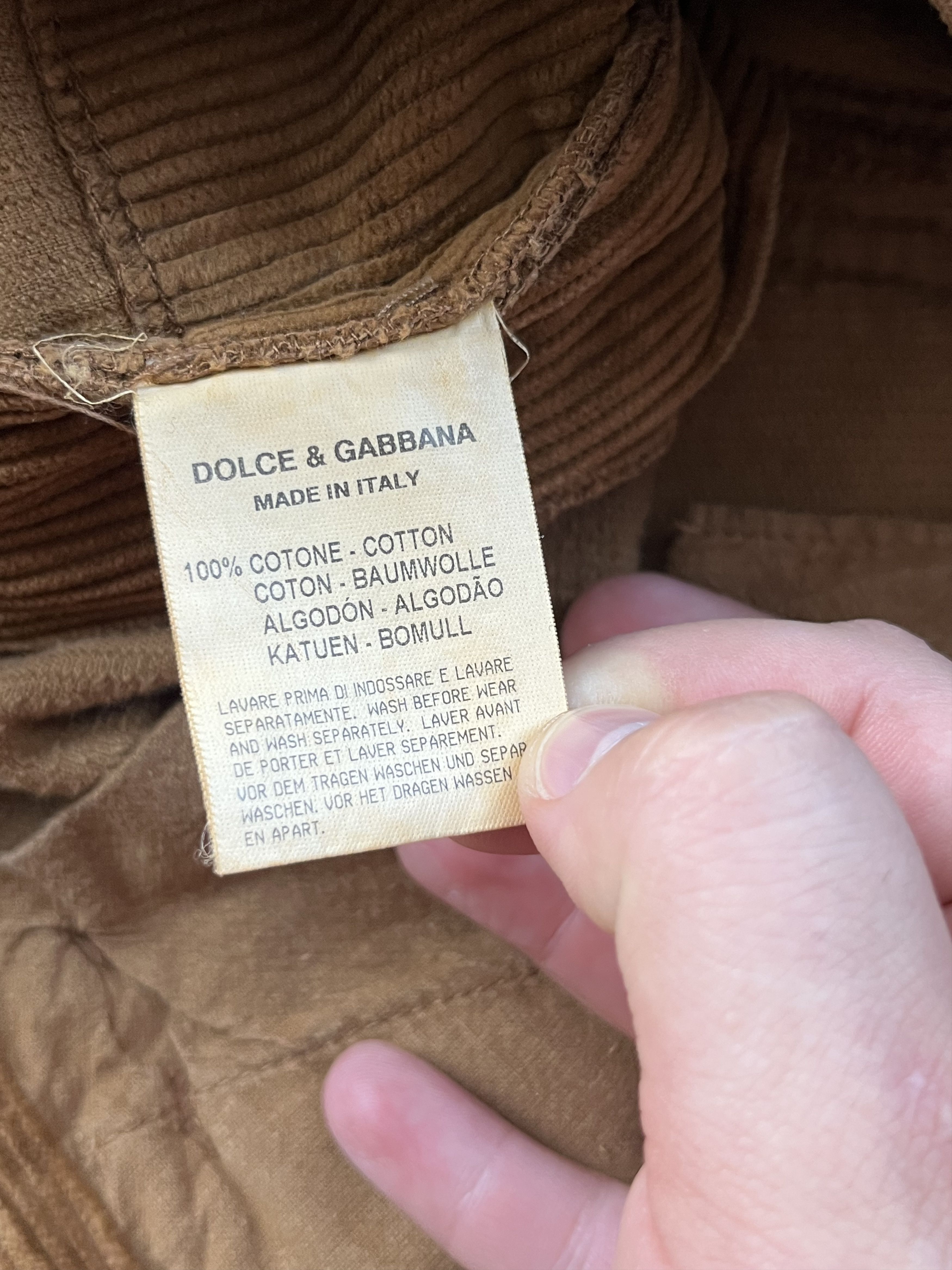 Dolce & Gabbana Luxury Vintage Velvet Pants Dolce&Gabbana MADE IN ITALY Size US 36 / EU 52 - 10 Thumbnail