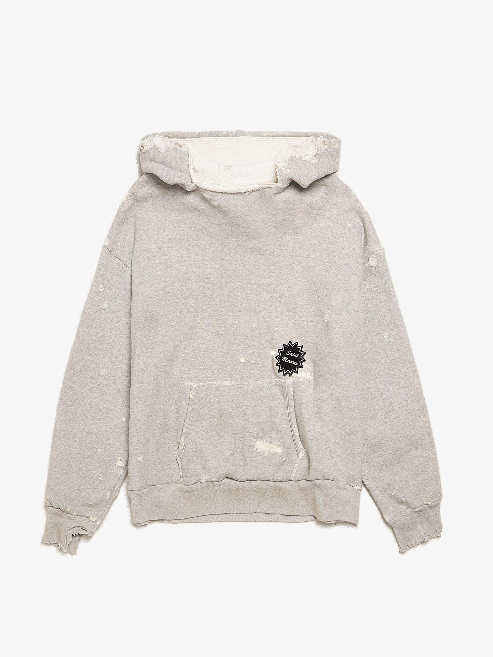 トップス Saint Michael mxxxxxx 23aw zip parka SAINT Mxxxxxx 【セント マイケル】 ZIP PARKA DAMAGE BLACK (SM