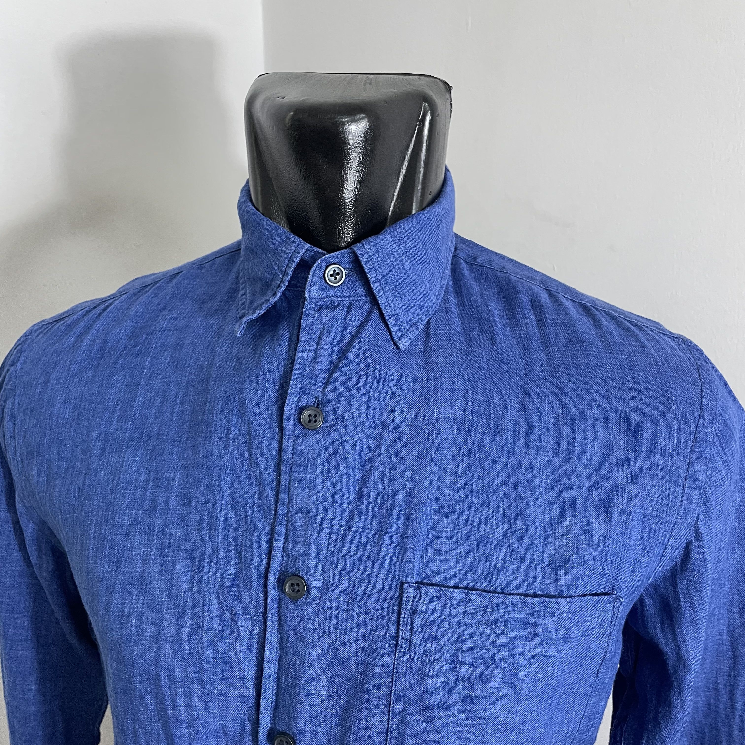 Japanese Brand × Uniqlo ⭐️SALE⭐️ [M] UNIQLO LINEN COTTON SHIRT Size US M / EU 48-50 / 2 - 2 Thumbnail