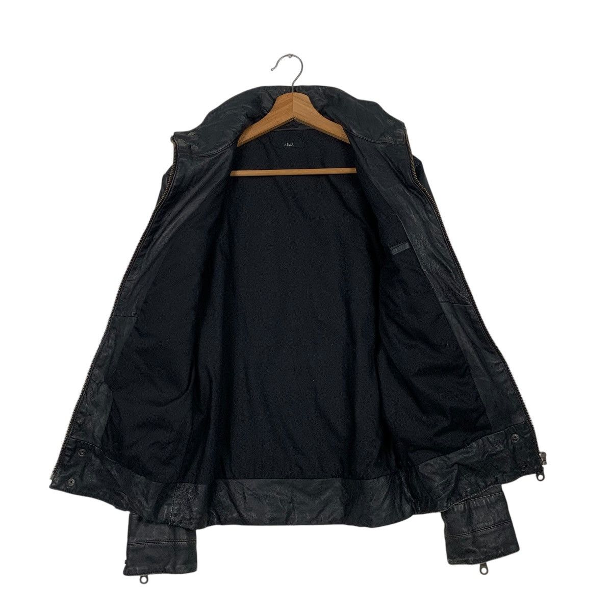 Japanese Brand Japanese Brand Aima Sheepskin Biker Leather Jacket Size US M / EU 48-50 / 2 - 11 Thumbnail
