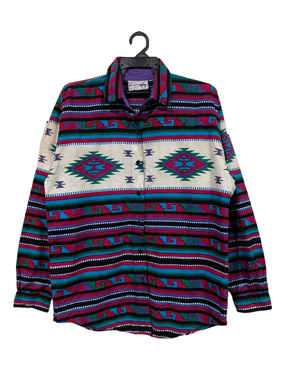 Cowboy Equipment × Vintage Chaparral Ridge Cowboy Western Native Shirts Size US L / EU 52-54 / 3 - 7 Thumbnail