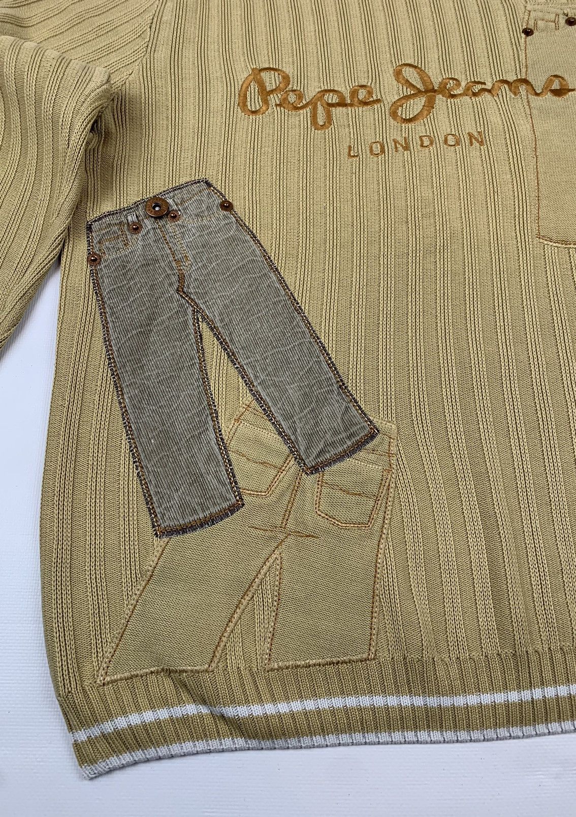 Hysteric Glamour Pepe Jeans London Crazy Vintage Sweater Y2K Style Size US M / EU 48-50 / 2 - 6 Thumbnail
