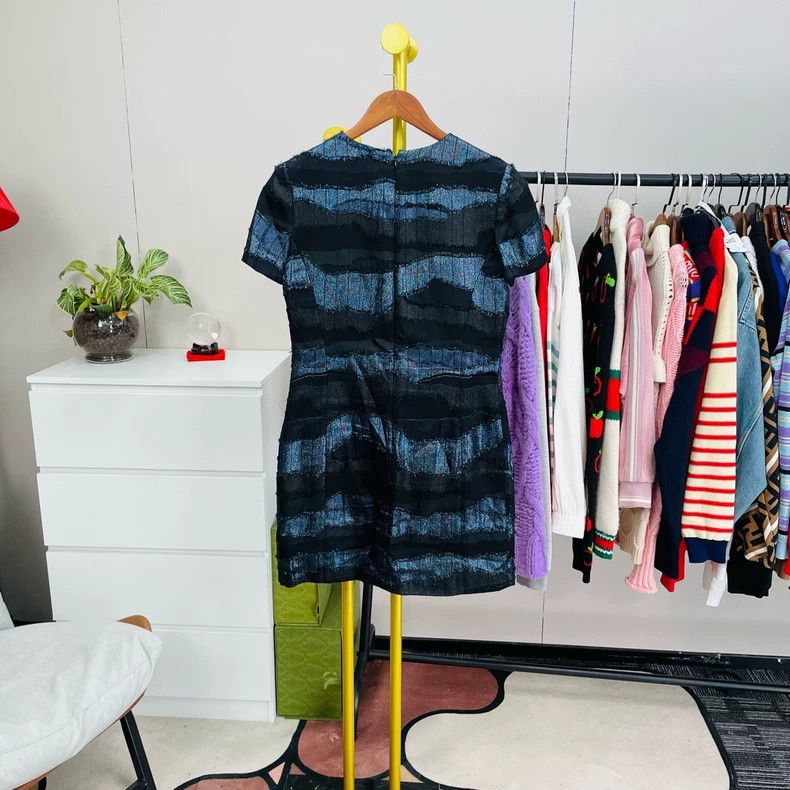 Dior Dior Show denim stitching dress Size M / US 6-8 / IT 42-44 - 2 Thumbnail