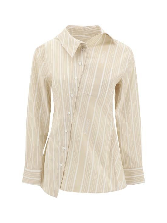 Jacquemus JACQUEMUS Women Shirts 243SH0621691 1GY BEIGE Size M / US 6-8 / IT 42-44 - 1 Thumbnail