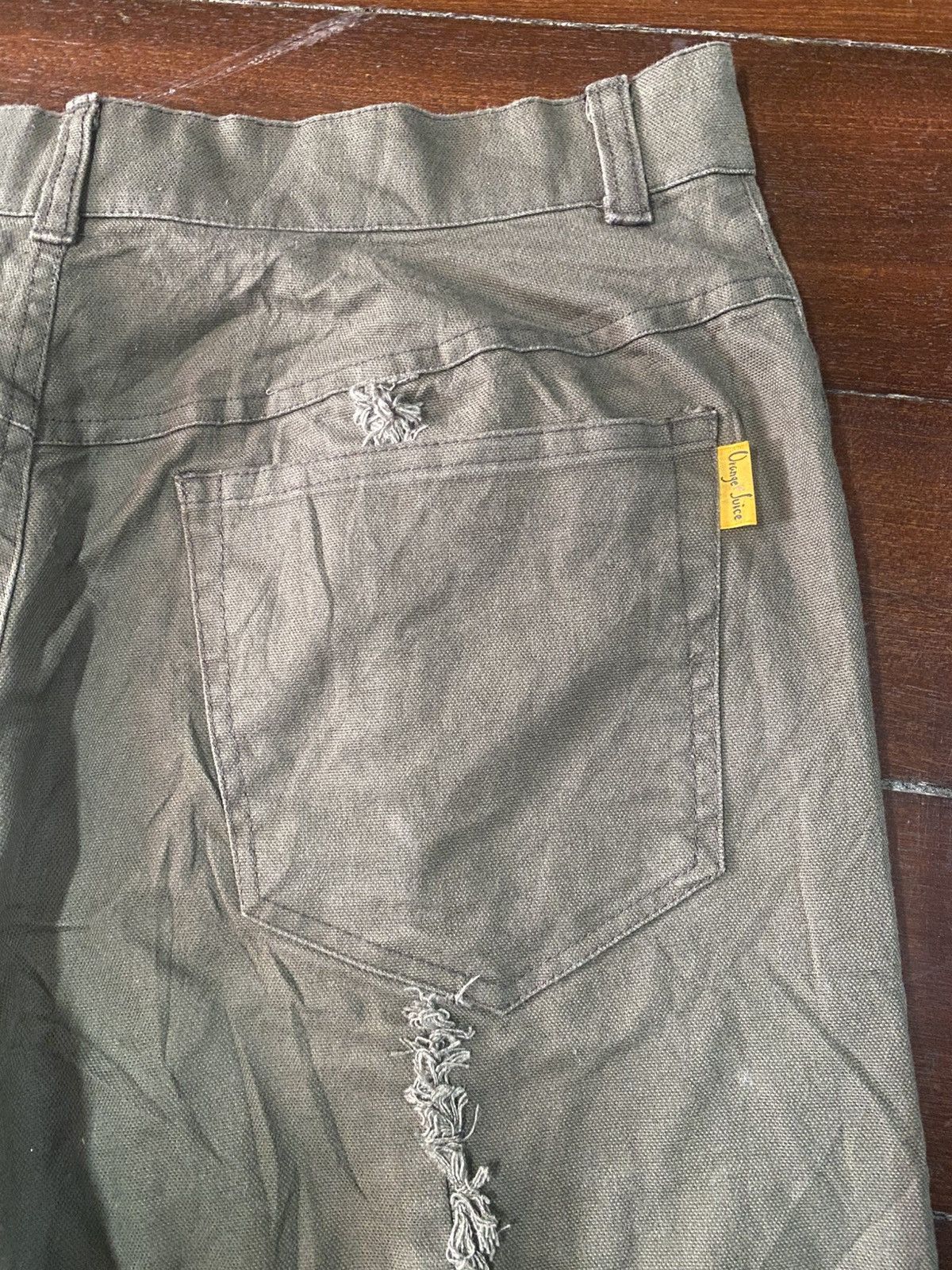 If Six Was Nine Flare Pants orange juice Bondage Cargo Pant Bootcut Size US 33 - 15 Thumbnail