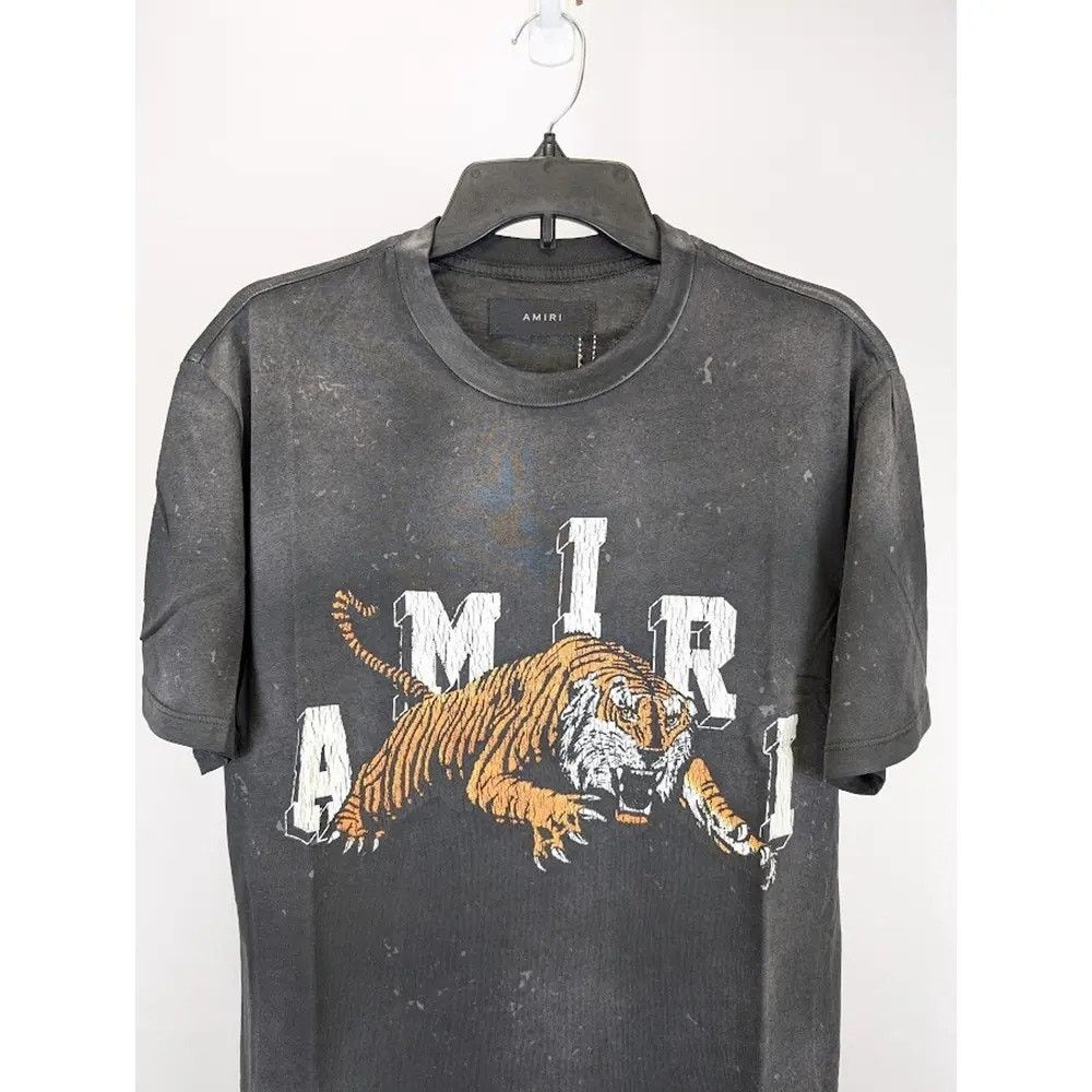 Amiri o1rshd1 Q:2 / Vintage Tiger Tee T-Shirt in Black Size US M / EU 48-50 / 2 - 6 Thumbnail