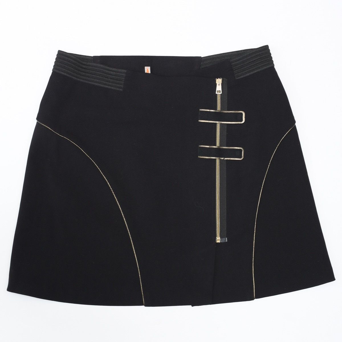 Cop Copine Cop Copine Ariane Jupe Black Skirt Zip Polyester Viscose Size 28" / US 6 / IT 42 - 1 Thumbnail