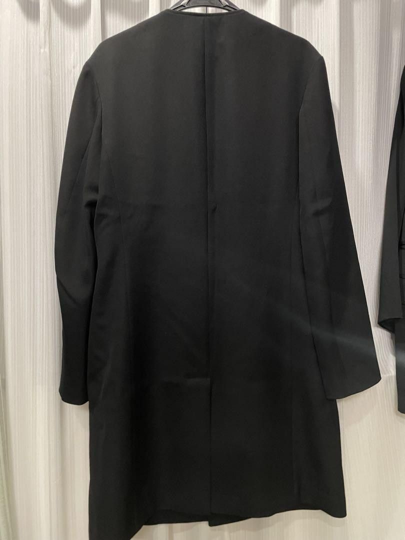 Yohji Yamamoto yohji yamamoto pour homme collarless jacket Size US M / EU 48-50 / 2 - 6 Thumbnail