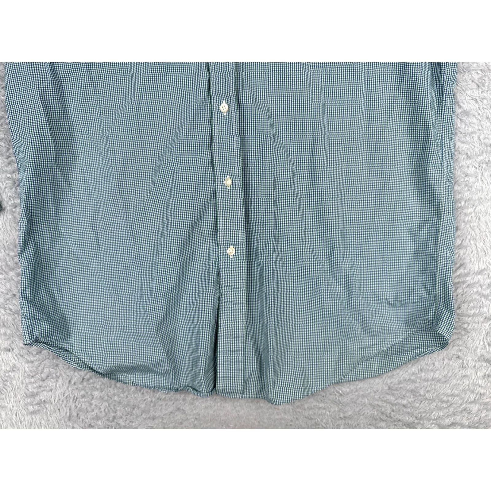 Tommy Hilfiger Tommy Hilfiger Button-Up Shirt Men Medium Green Blue Plaid Long Sleeve Casual Size US M / EU 48-50 / 2 - 5 Thumbnail