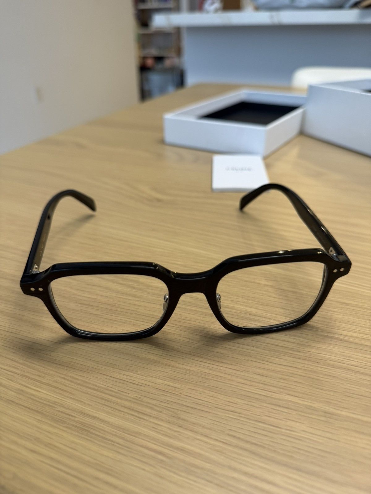 Celine Celine CL50139F Black Rectangular Optical Glasses Frame Size ONE SIZE - 7 Thumbnail