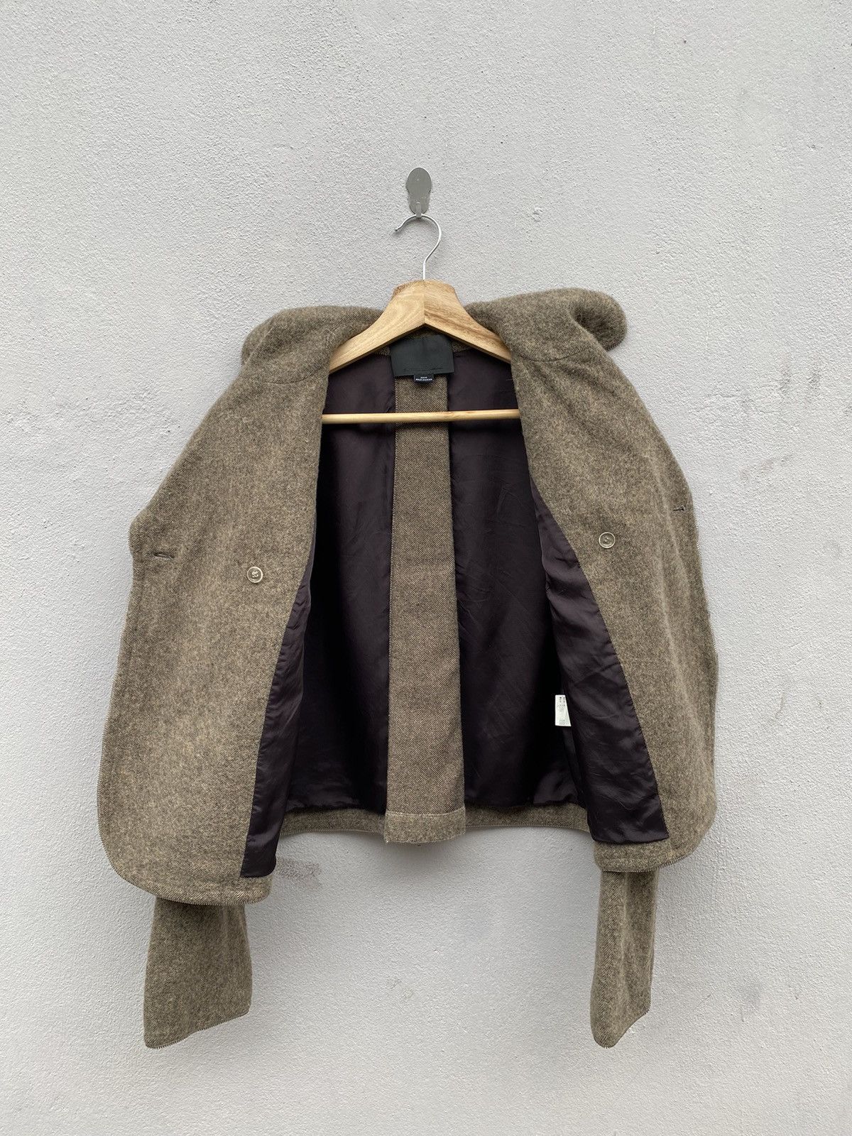 Alexander Wang 💥Archive💥 Alexander Wang Fully Zip Lined Anorak Wool Cropped Size XS / US 0-2 / IT 36-38 - 3 Thumbnail
