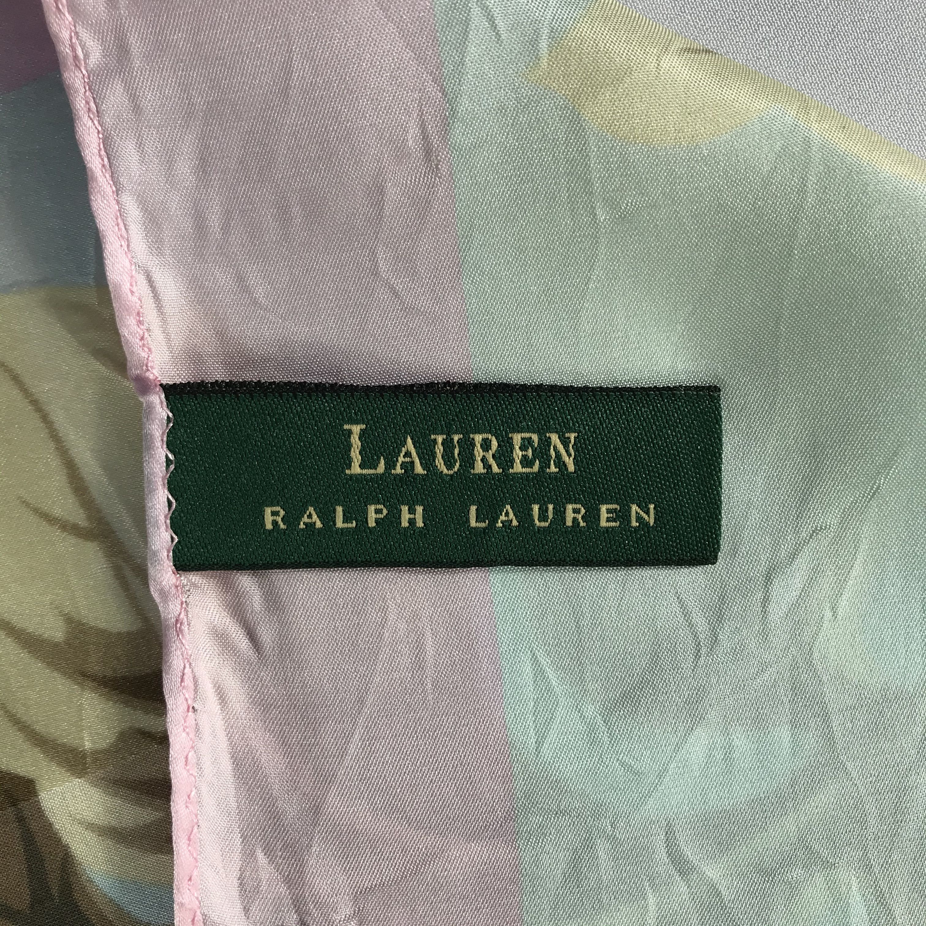 Ralph Lauren Vintage Ralph Lauren Silk Scarf Size ONE SIZE - 5 Thumbnail