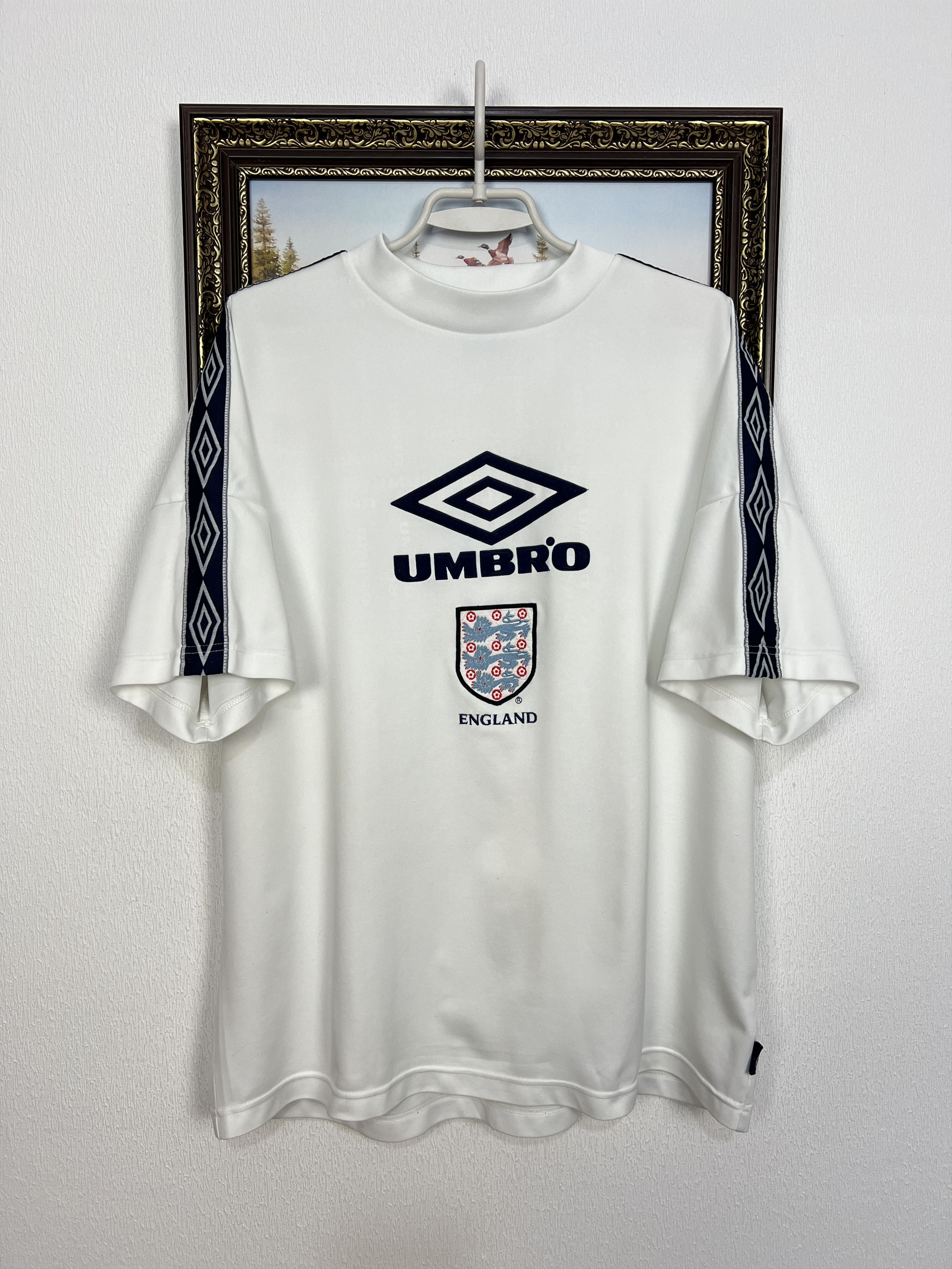 Umbro Vintage 90's England Football Shirt Soccer Train Jersey Rare Size US XXL / EU 58 / 5 - 1 Thumbnail