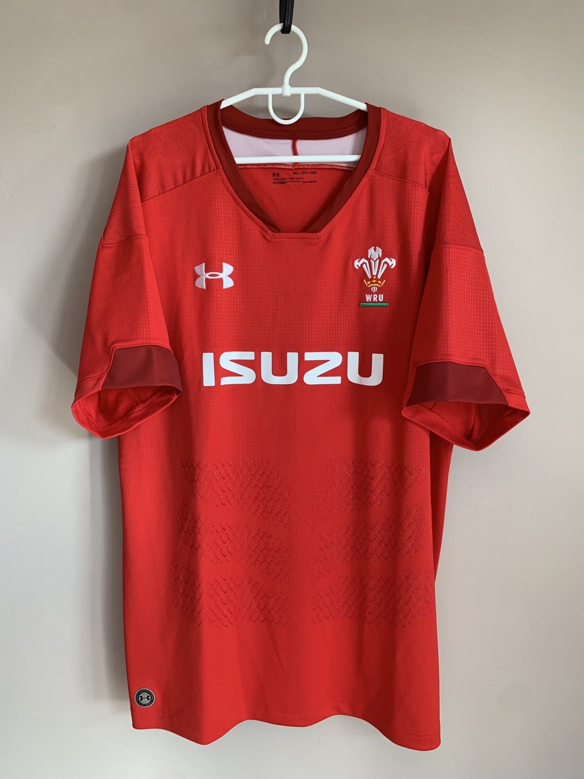 Under Armour Wales 2018 Home Rugby Union Shirt Under Armour Jersey Sz 3XL Size US XXL / EU 58 / 5 - 1 Thumbnail