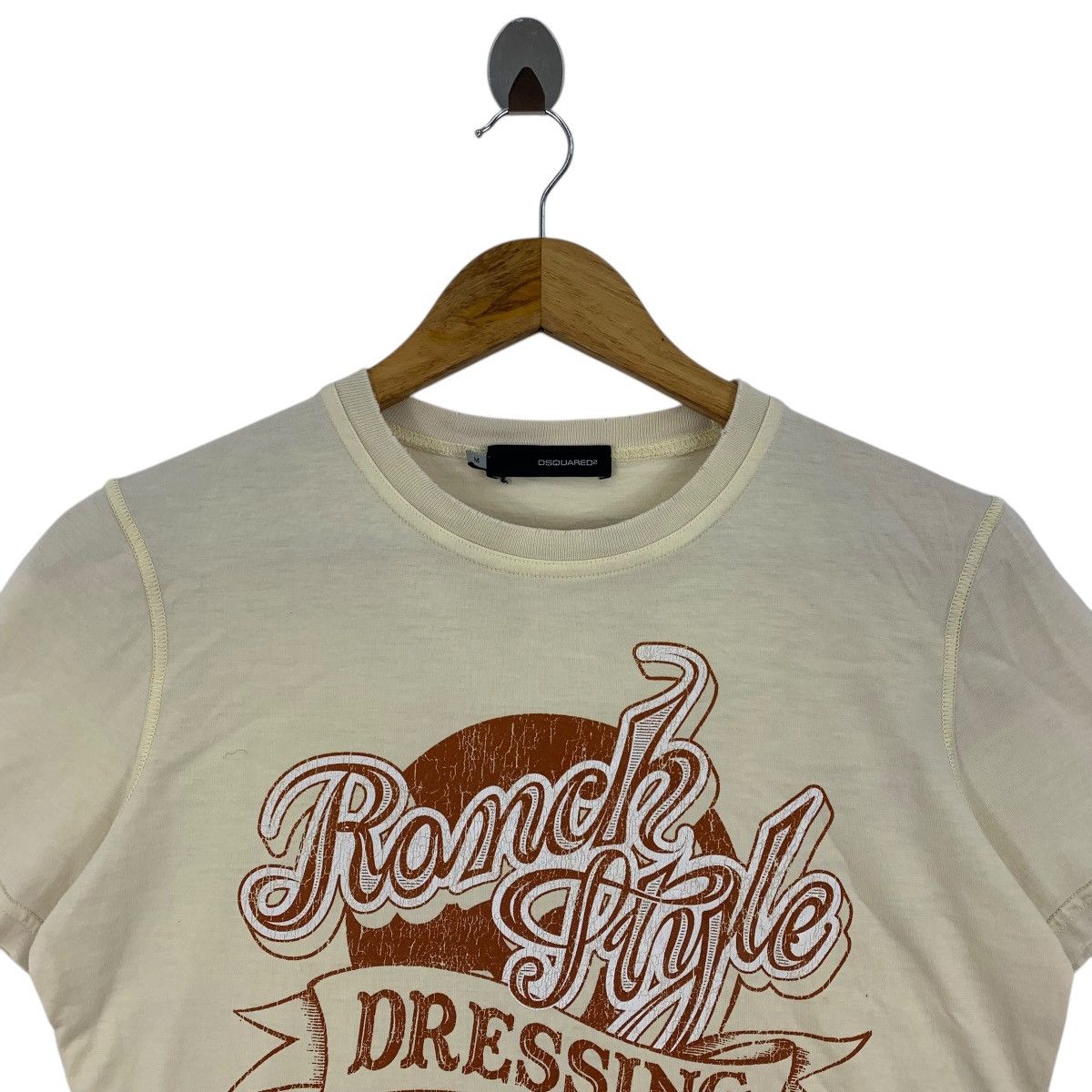 Dsquared2 DSQUARED2 ranch style dressing spellout women tee Size M / US 6-8 / IT 42-44 - 2 Thumbnail