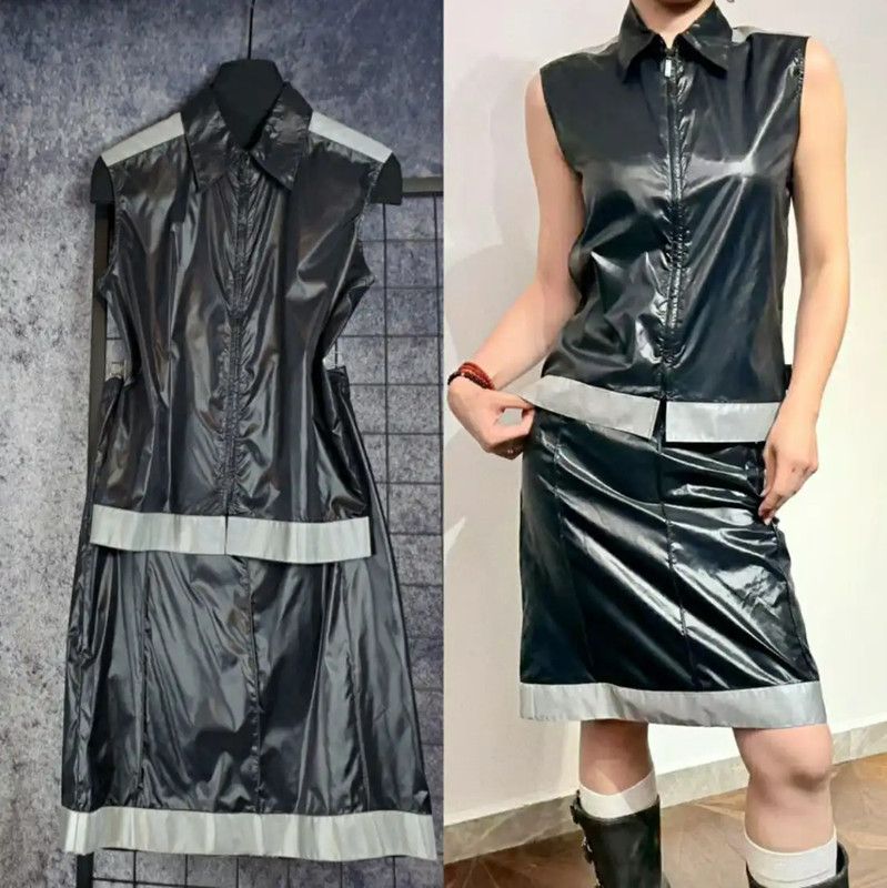 Chanel Chanel Black Nylon Women's Top 0089 Size M / US 6-8 / IT 42-44 - 1 Thumbnail