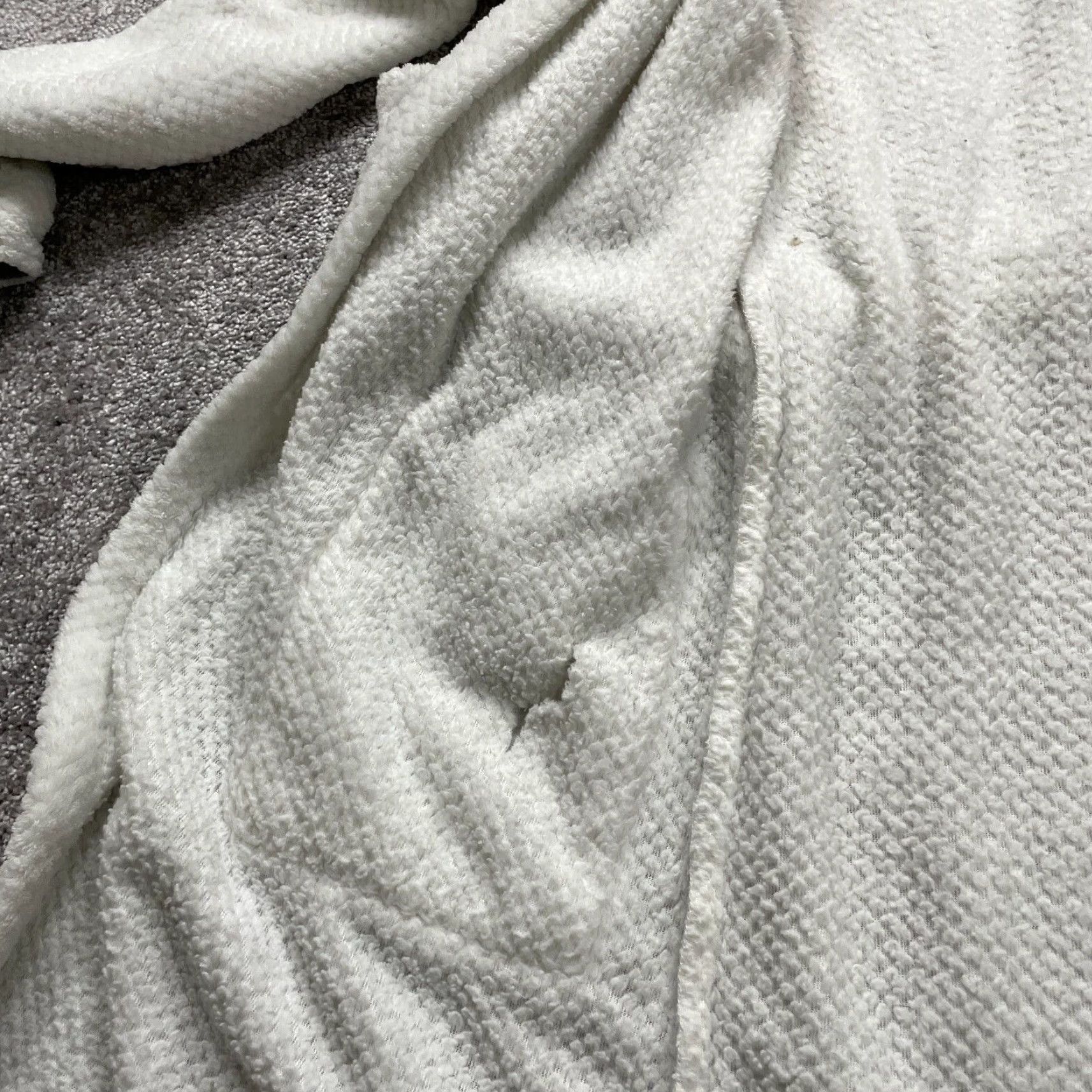 Cotton On Cotton On Body Fleece Hoodie Robe S-M White Belted Sleepwear Womens Size S / US 4 / IT 40 - 3 Thumbnail