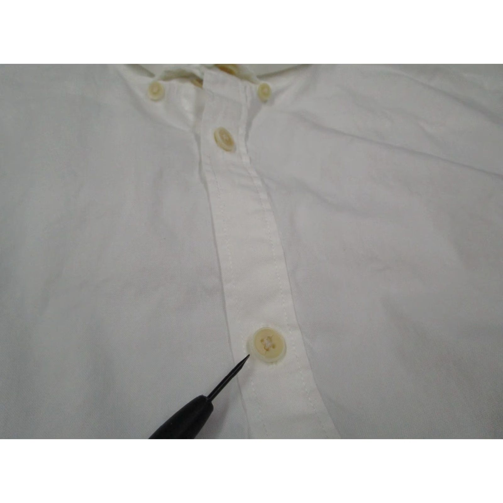 Allsaints ALLSAINTS Button-Up Shirt Mens 2XL White Long Sleeve Casual Workwear Cotton Size US XXL / EU 58 / 5 - 5 Thumbnail