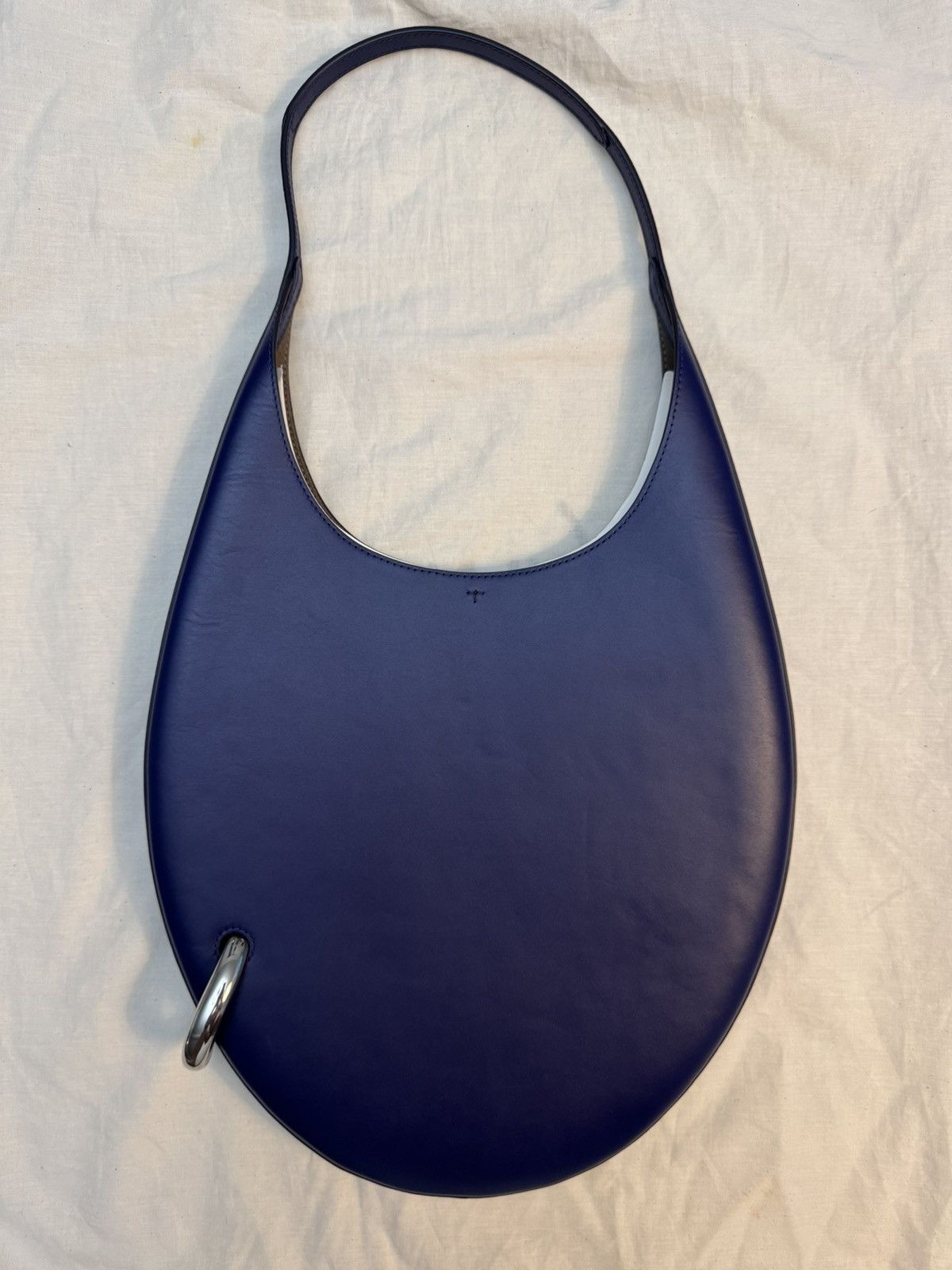 TORY BURCH Navy Pierced Bag