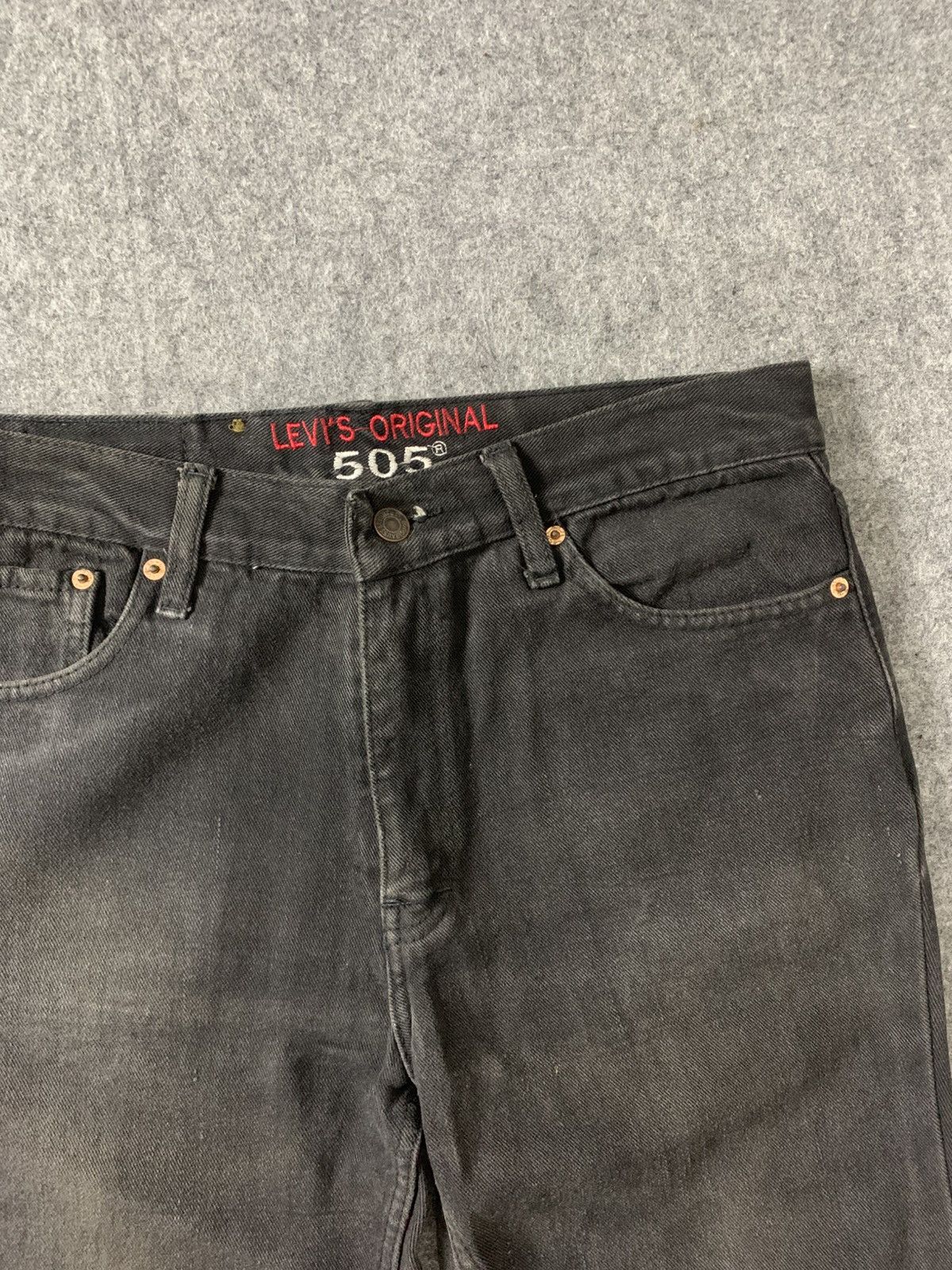 Levi's Vintage Black 'Levi's 505' Original Fit Longpants Size US 30 / EU 46 - 5 Thumbnail