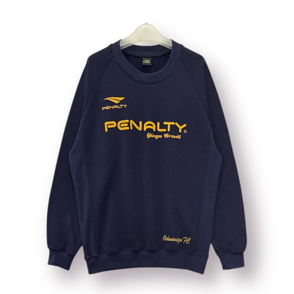 Penalty 🔥 Vtg Y2K PENALTY BRAZILIAN SOCCER SWEATSHIRT Size US M / EU 48-50 / 2 - 1 Thumbnail