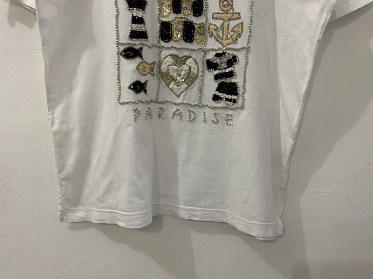 If Six Was Nine L & M Paradise White Tee Size US L / EU 52-54 / 3 - 4 Thumbnail