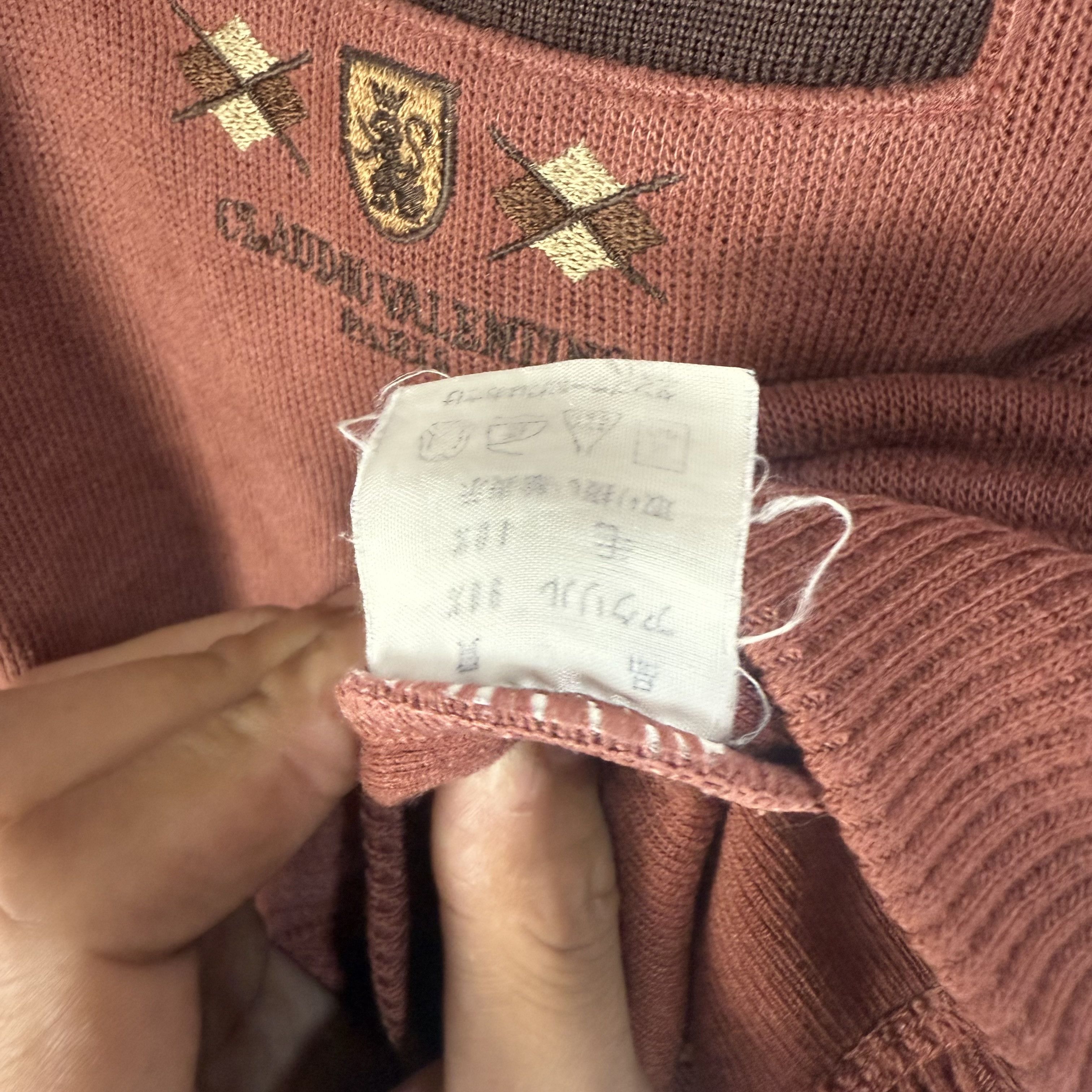 Valentino Vintage Claudio Valentino Collared Sweatshirt Crewneck Size US M / EU 48-50 / 2 - 7 Thumbnail