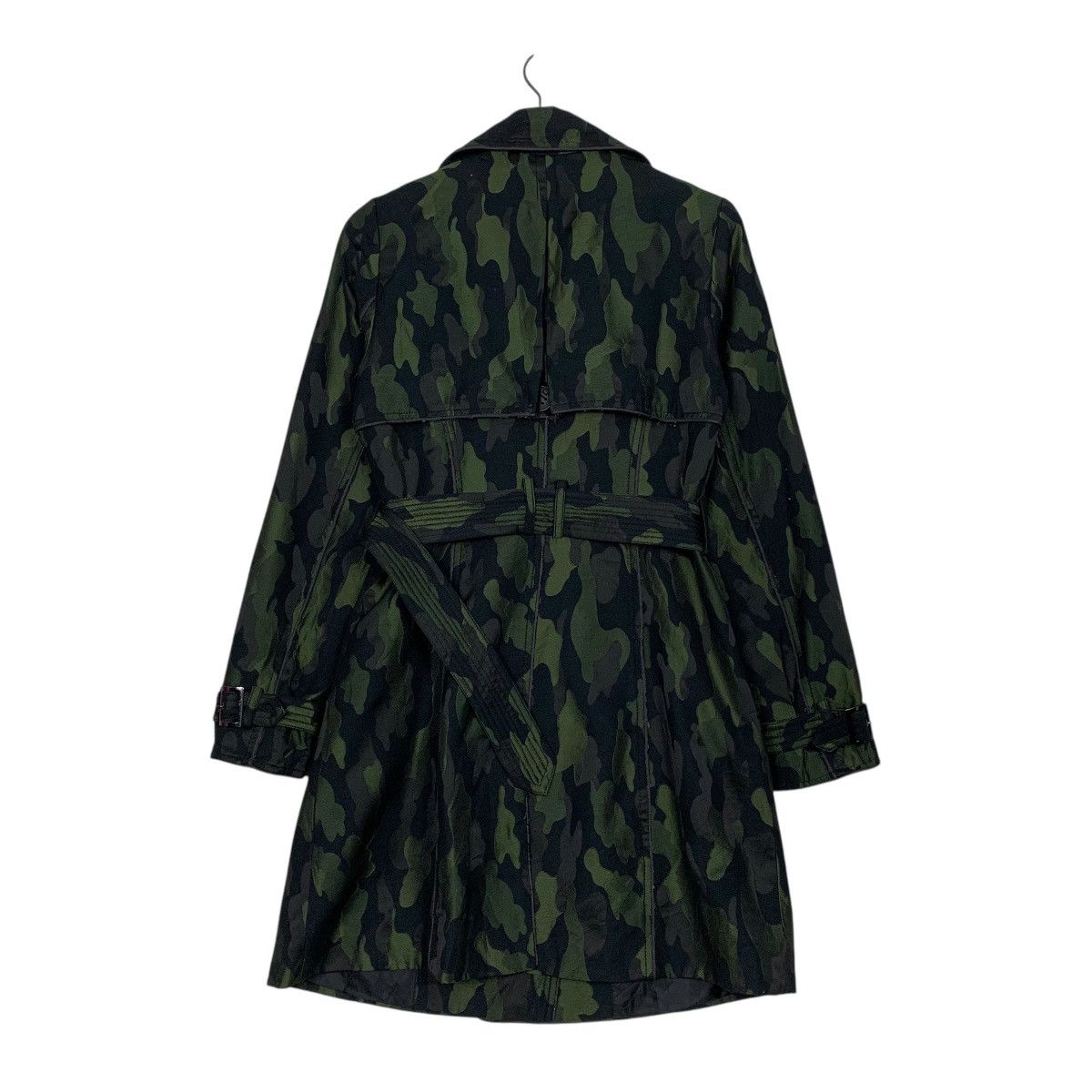 Adolfo Dominguez Aldolfo Dominguez Camouflage Double Breasted Trenchcoat Size XS / US 0-2 / IT 36-38 - 8 Thumbnail