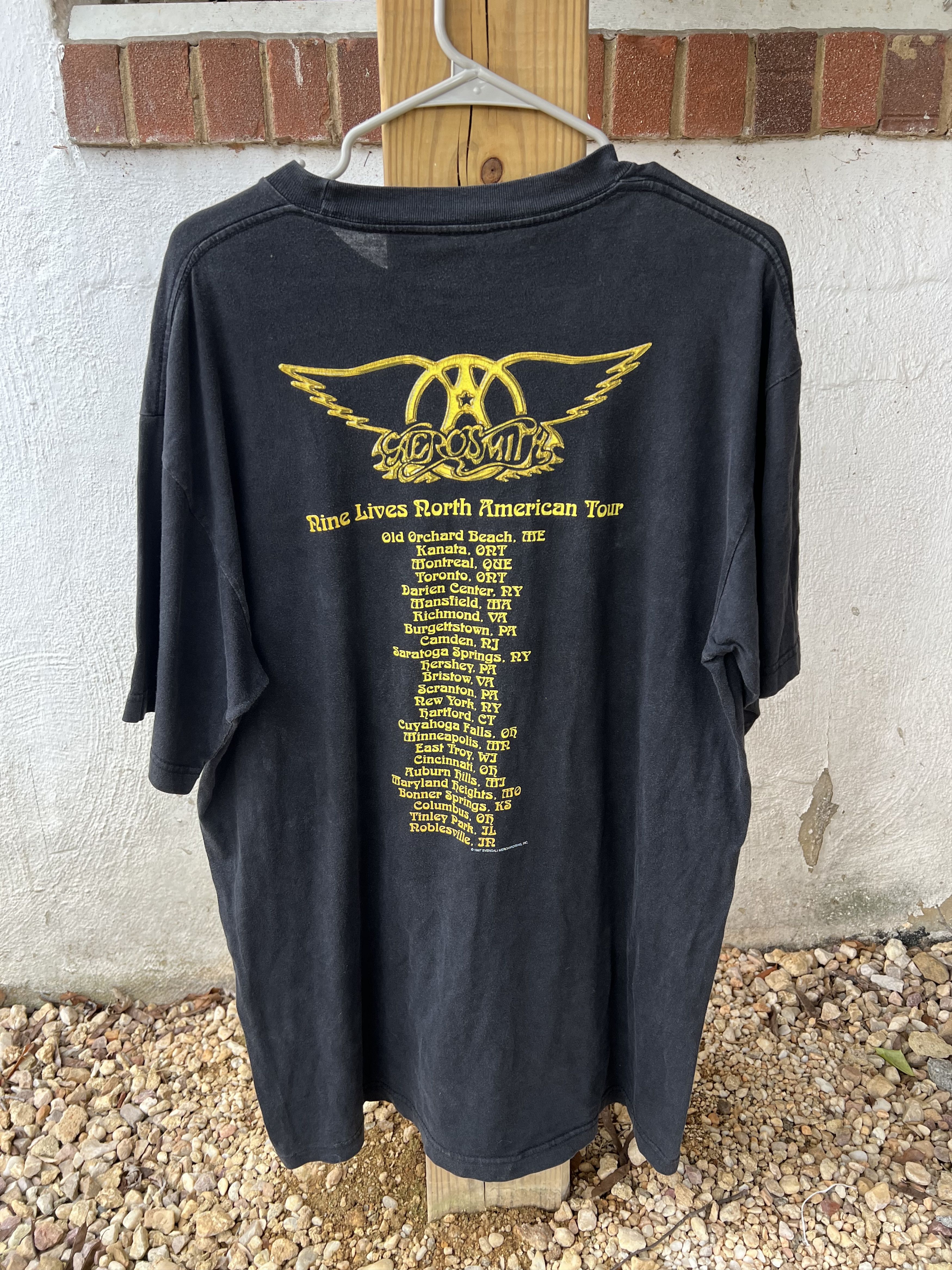 Aerosmith 1997 Aerosmith Nine Lives North American Tour Size US XL / EU 56 / 4 - 7 Thumbnail