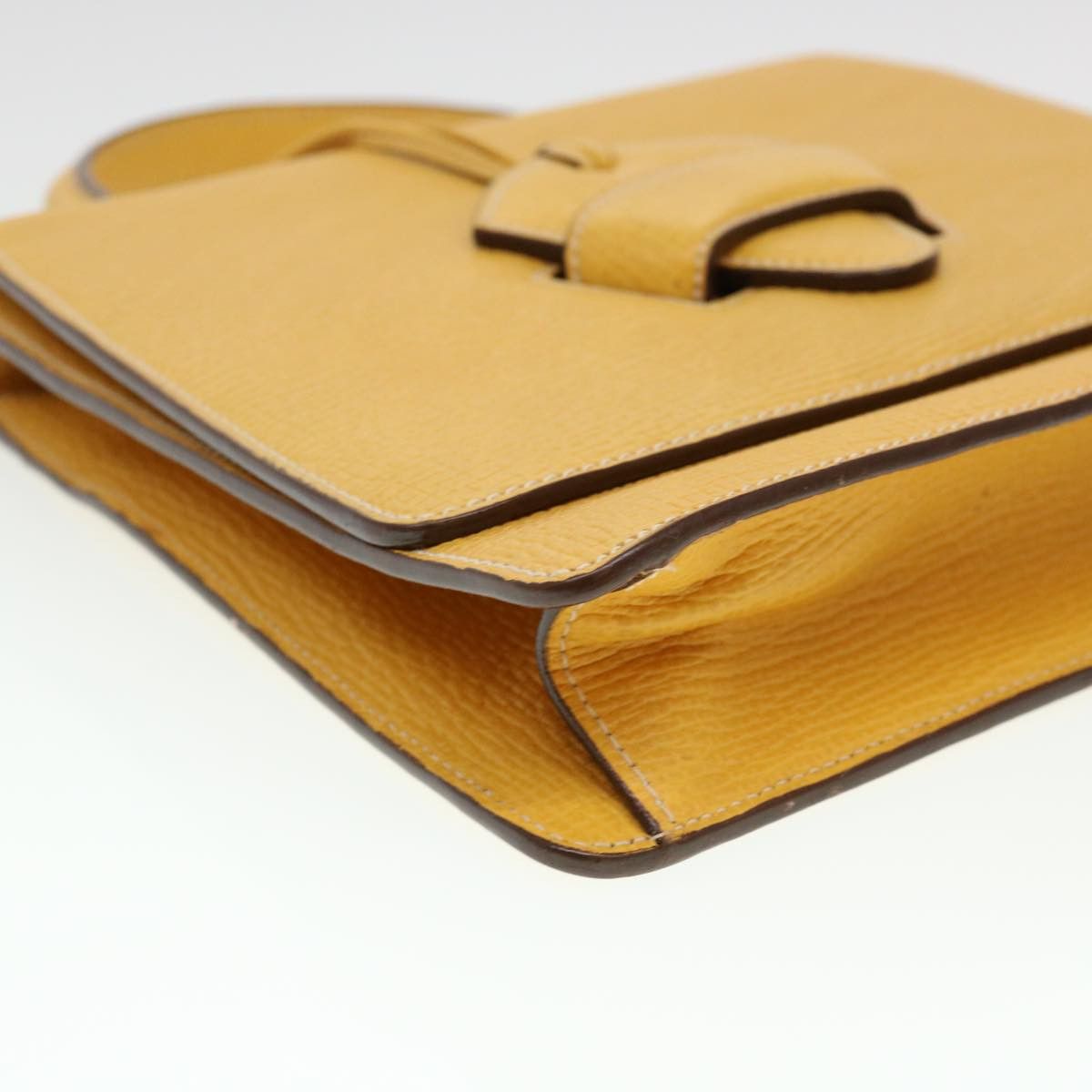 Loewe LOEWE Barcelona Hand Bag Leather Yellow Size ONE SIZE - 14 Thumbnail
